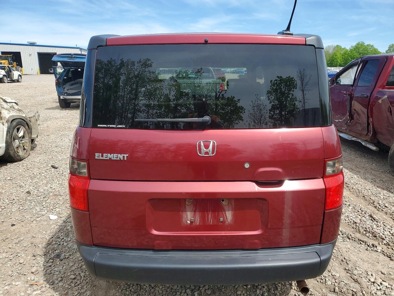 2008 Honda Element Ex Maroon vin: 5J6YH28728L010929