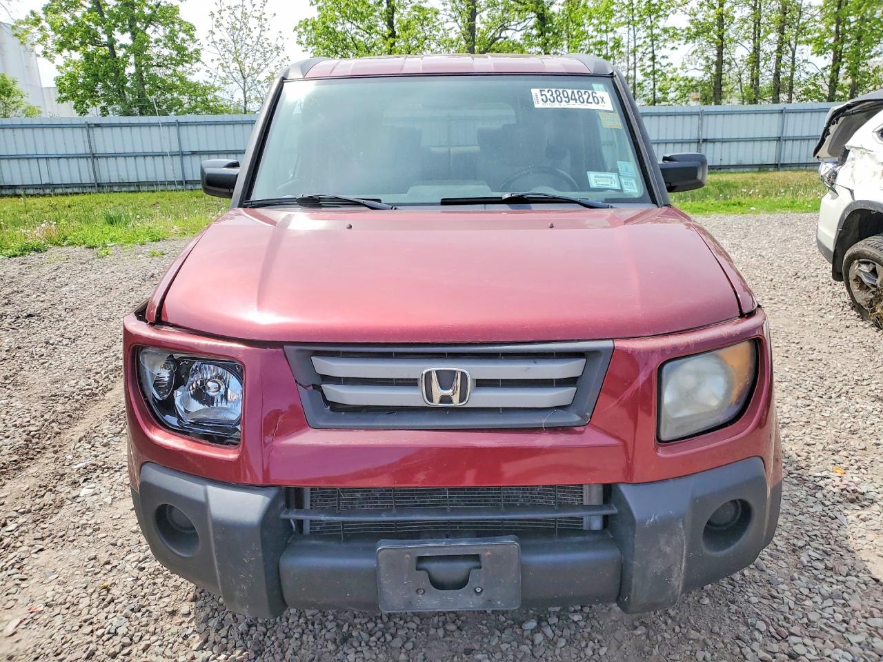 2008 Honda Element Ex Maroon vin: 5J6YH28728L010929