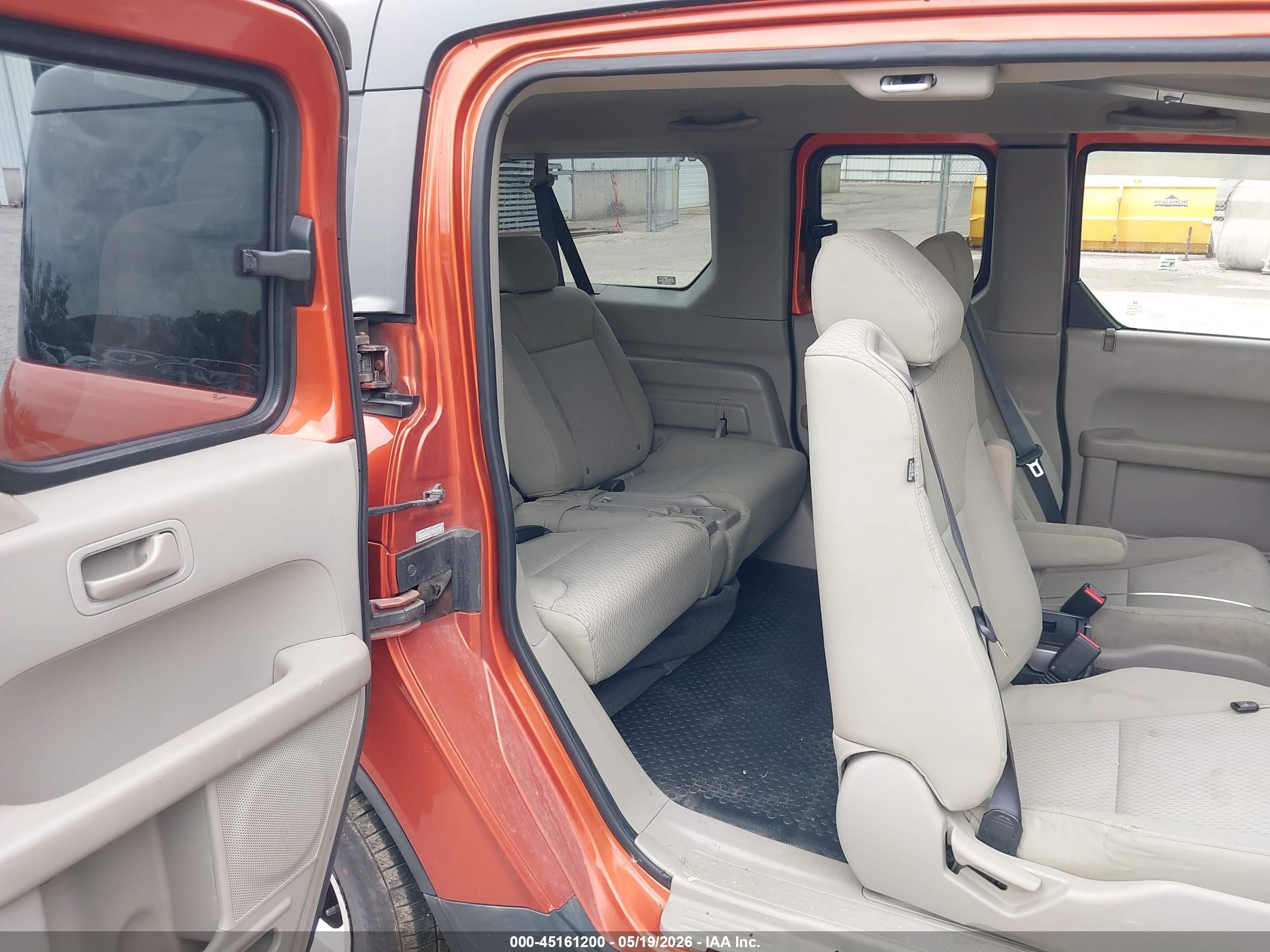 2009 Honda Element Ex Orange vin: 5J6YH28729L006218