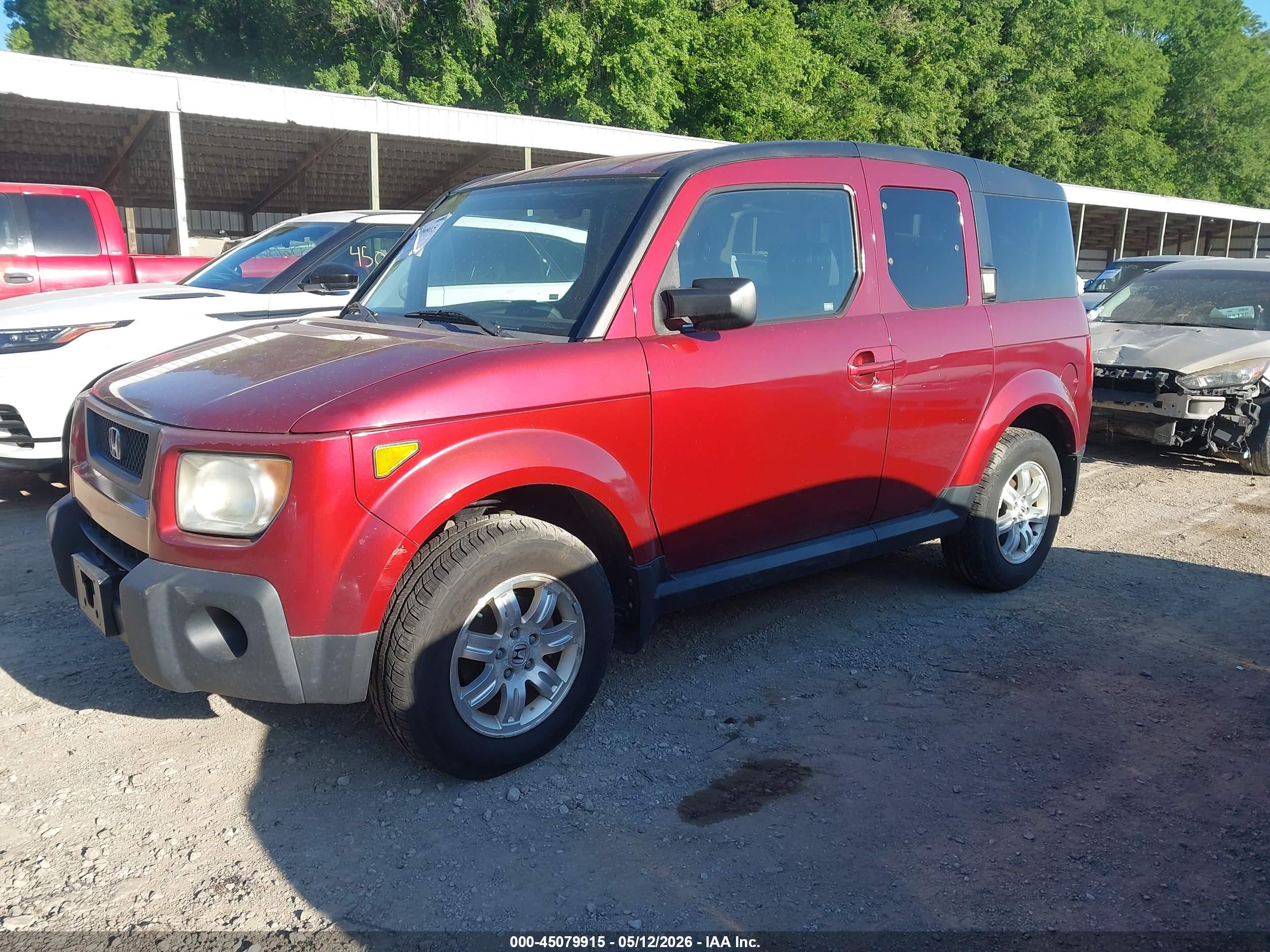 2006 Honda Element Ex-p Red vin: 5J6YH28736L018471