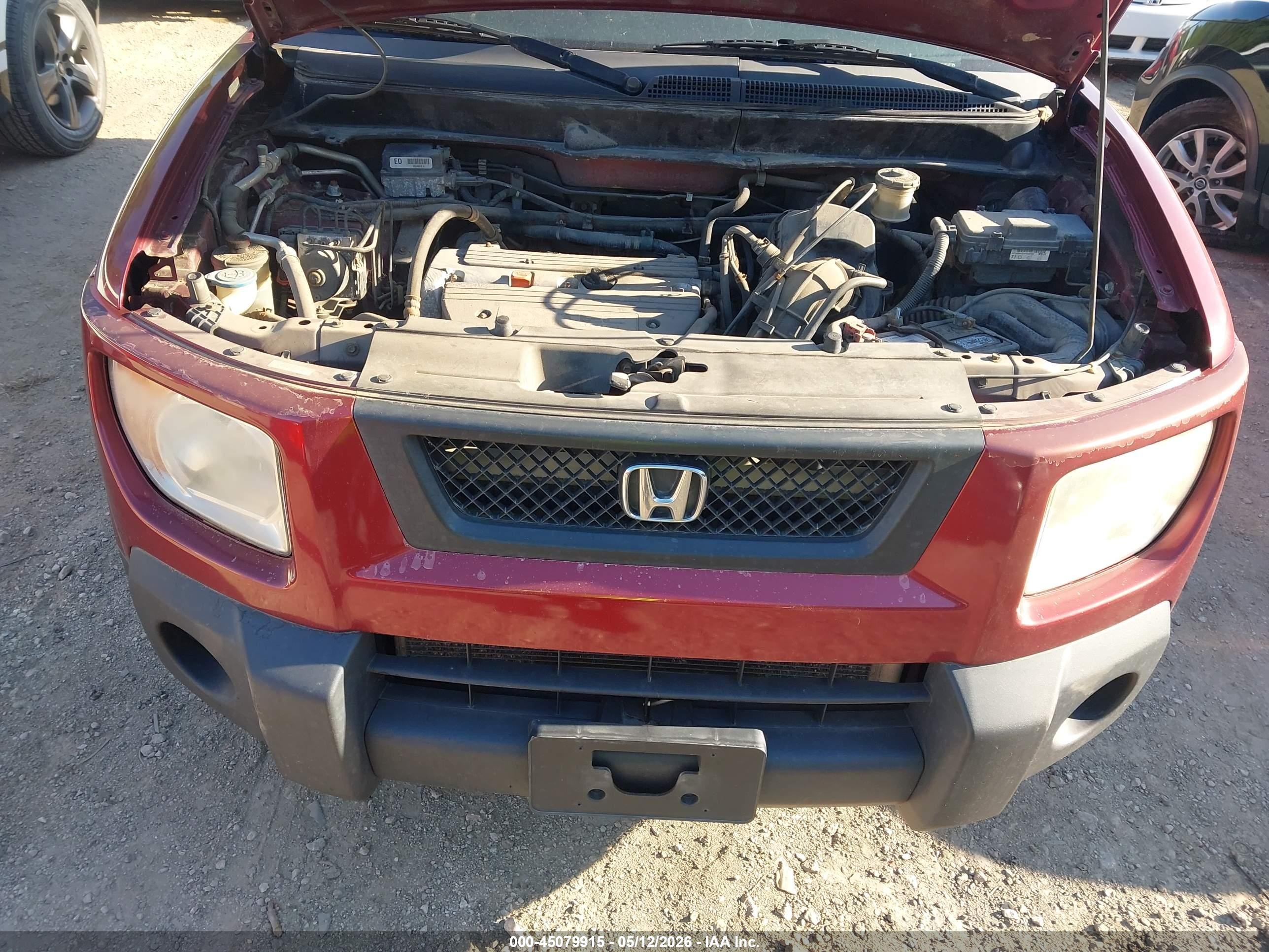 2006 Honda Element Ex-p Red vin: 5J6YH28736L018471
