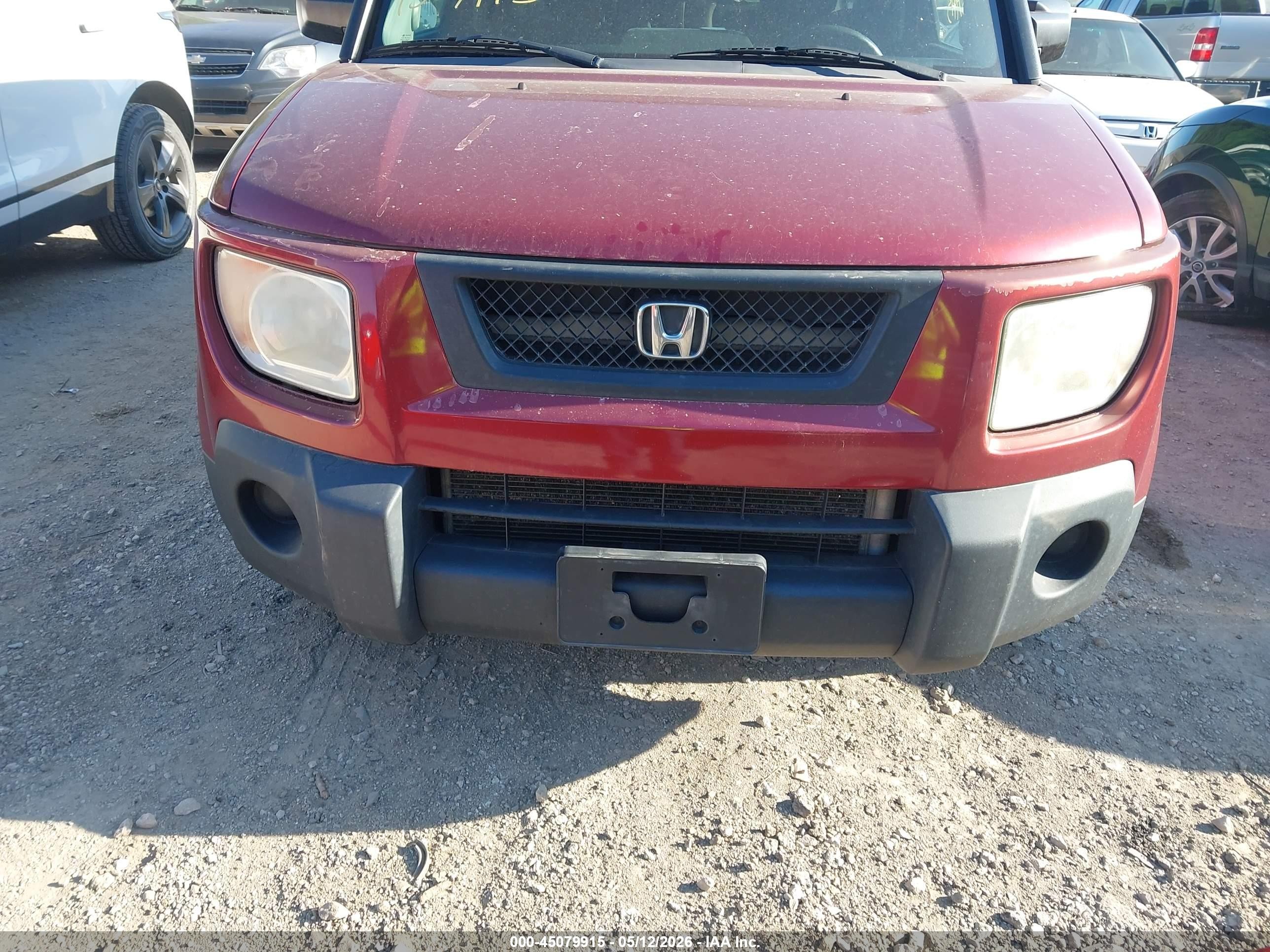 2006 Honda Element Ex-p Red vin: 5J6YH28736L018471