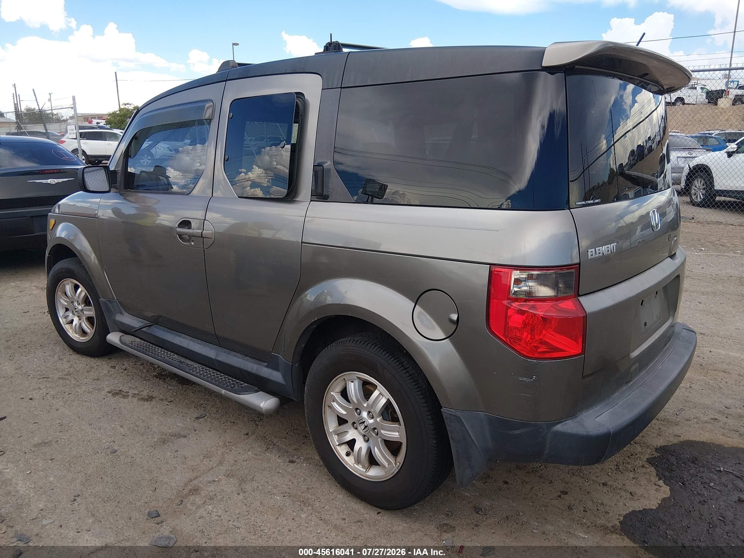 2007 Honda Element Ex Brown vin: 5J6YH28737L004183