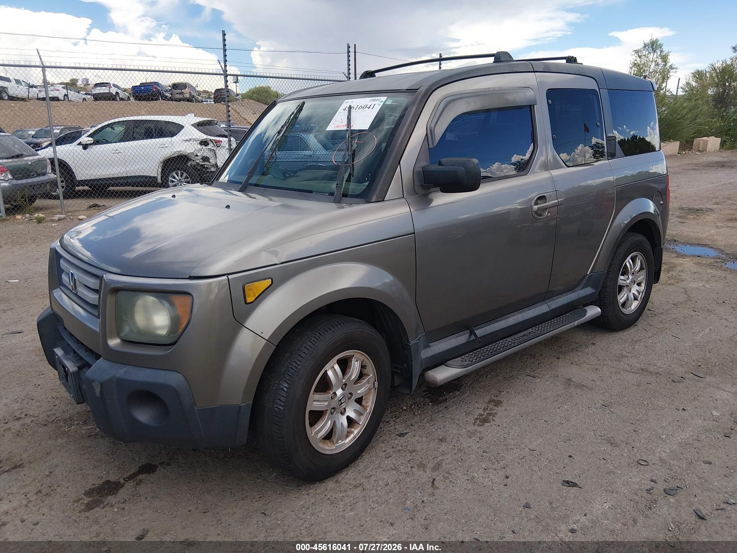 2007 Honda Element Ex Brown vin: 5J6YH28737L004183