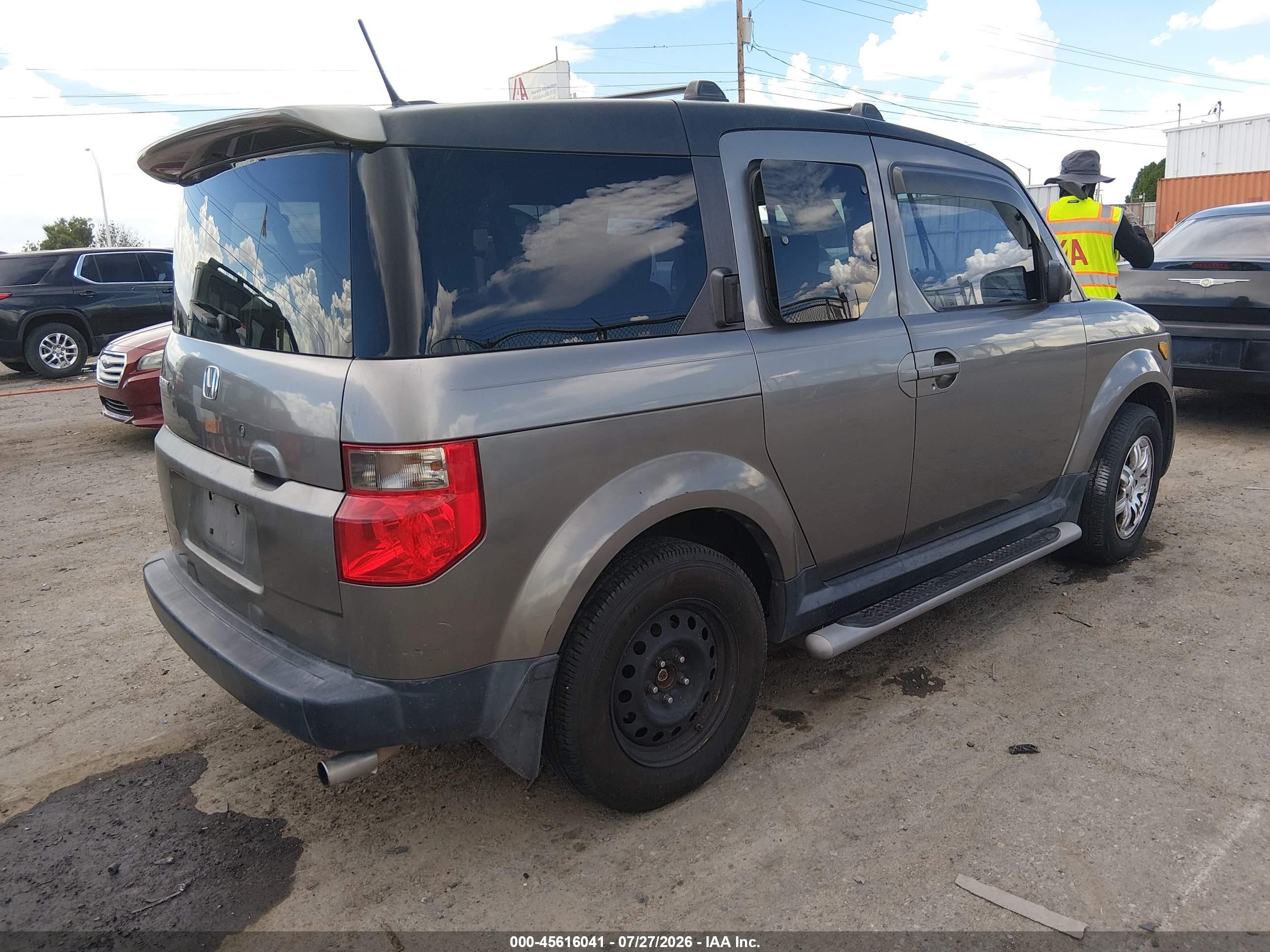 2007 Honda Element Ex Brown vin: 5J6YH28737L004183