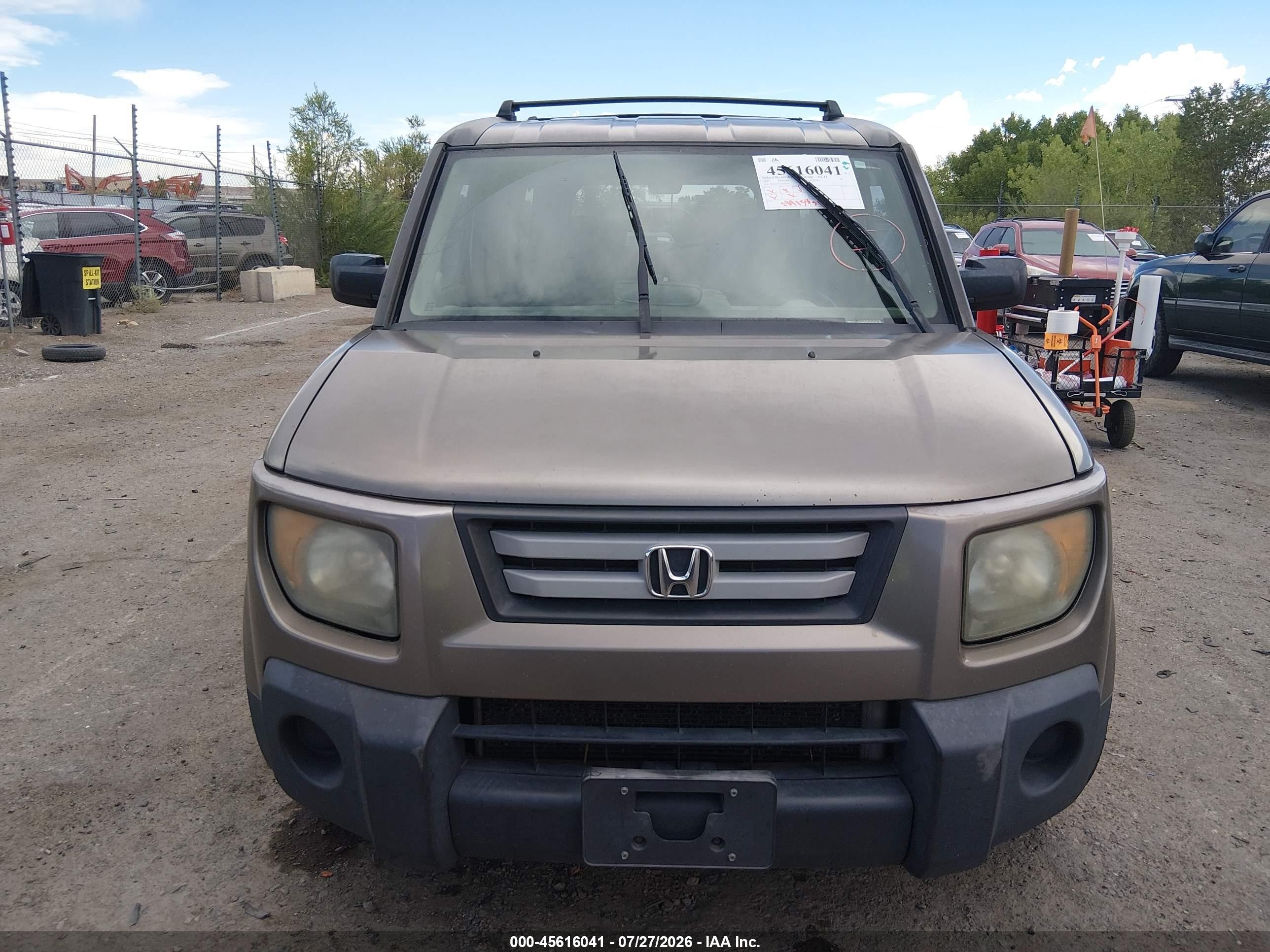 2007 Honda Element Ex Brown vin: 5J6YH28737L004183