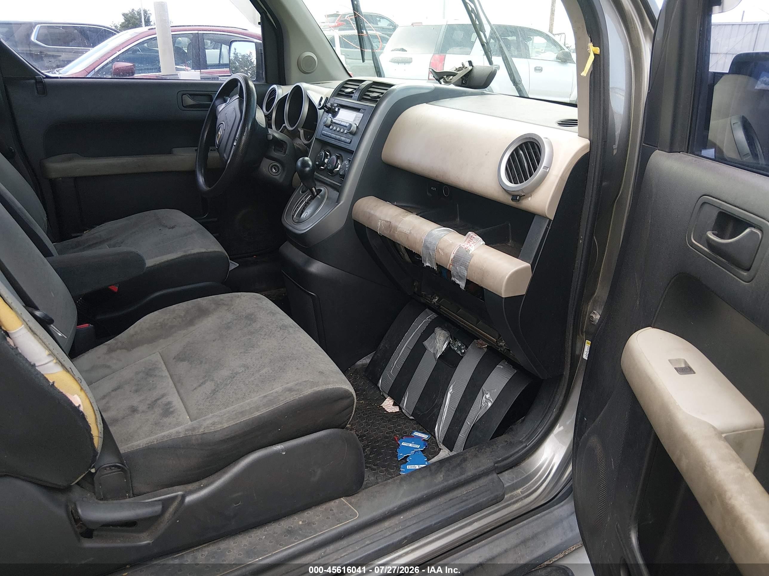 2007 Honda Element Ex Brown vin: 5J6YH28737L004183
