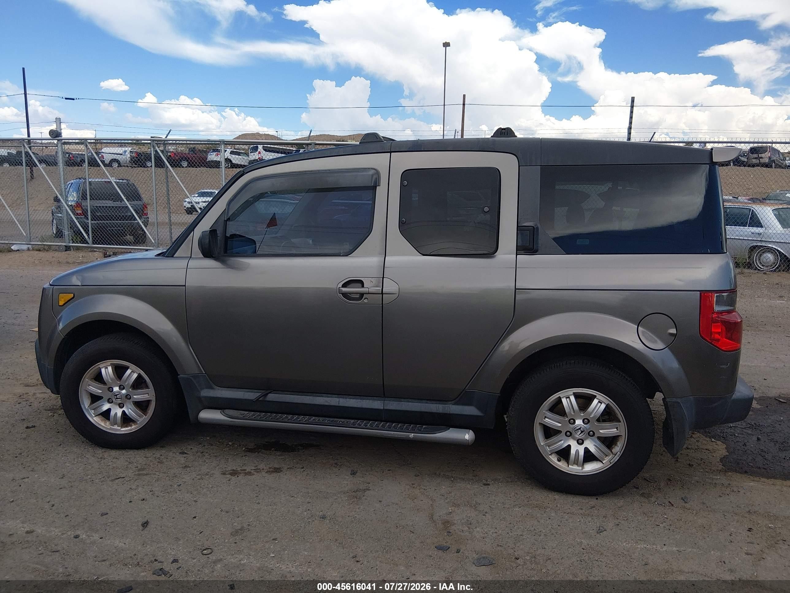 2007 Honda Element Ex Brown vin: 5J6YH28737L004183