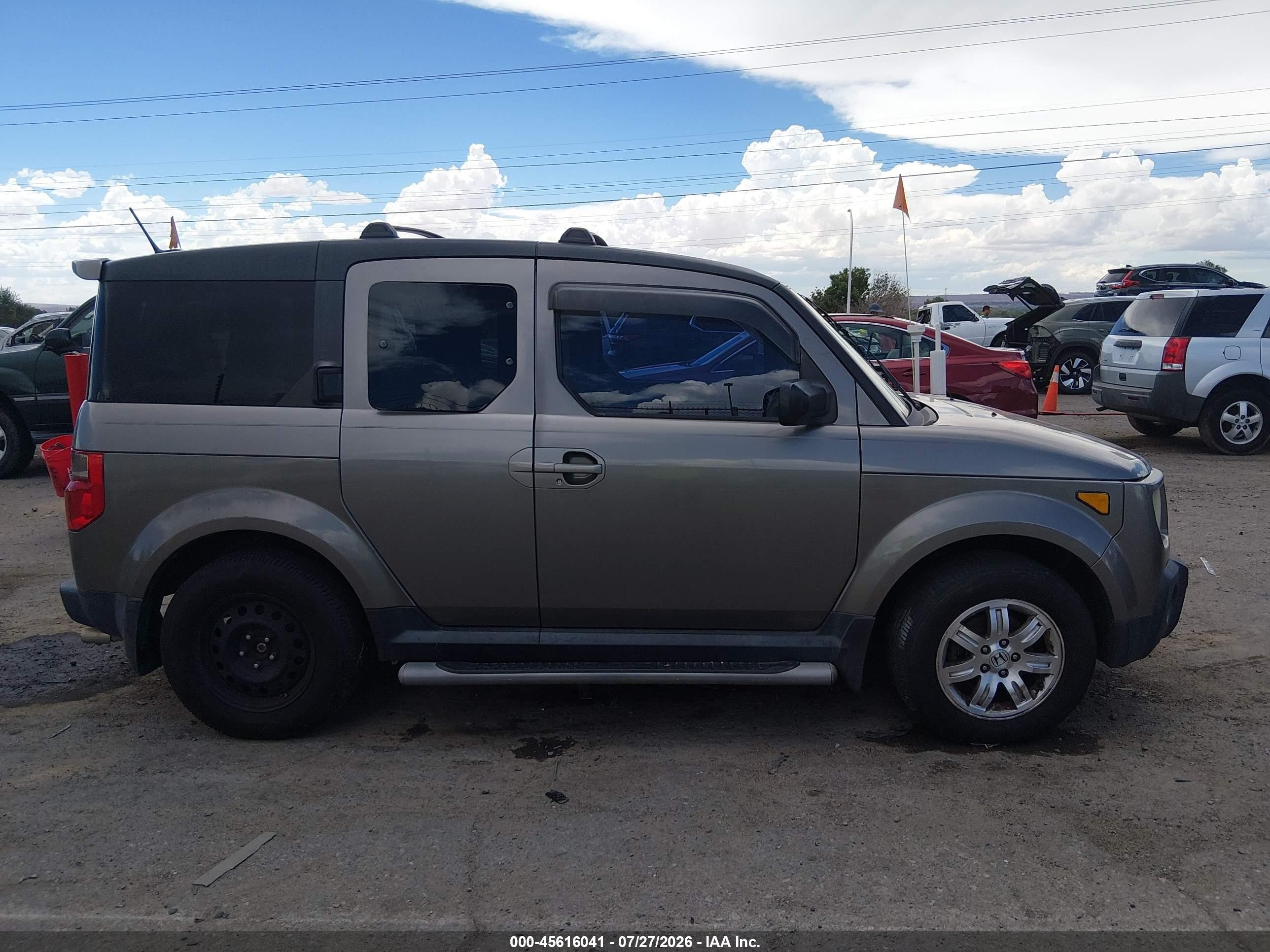 2007 Honda Element Ex Brown vin: 5J6YH28737L004183