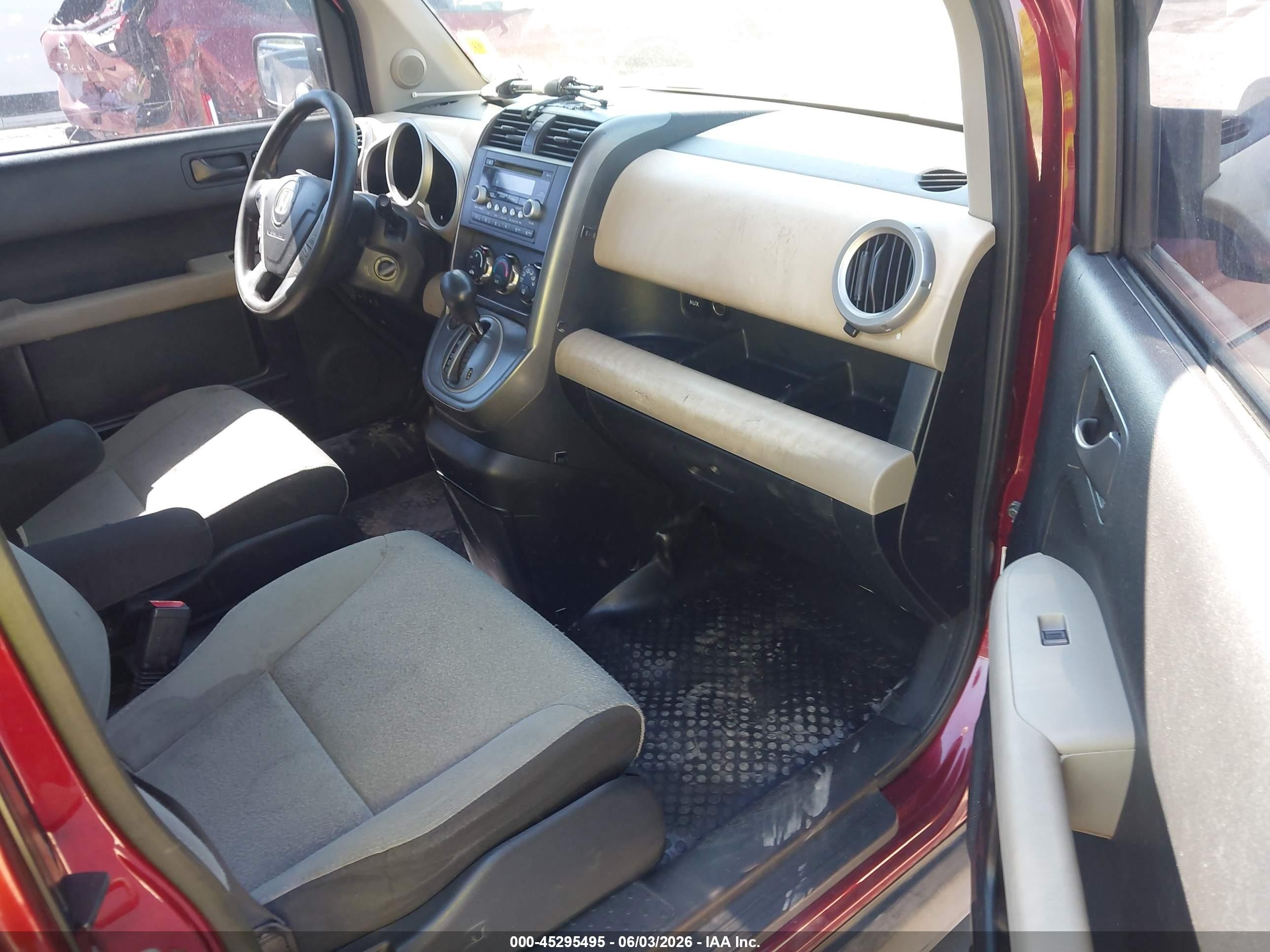 2007 Honda Element Ex Red vin: 5J6YH28737L008105