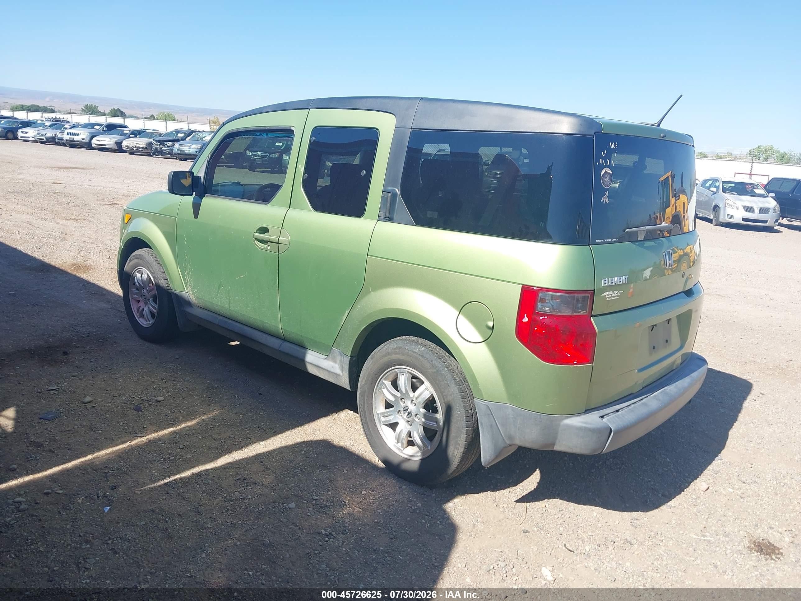 2008 Honda Element Ex Green vin: 5J6YH28738L001074