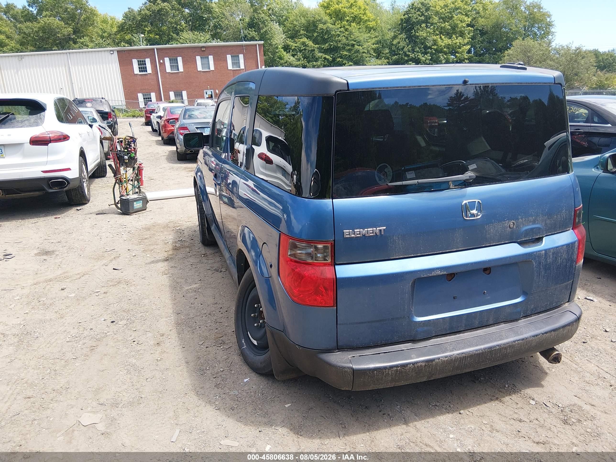 2008 Honda Element Ex Синий vin: 5J6YH28738L005688