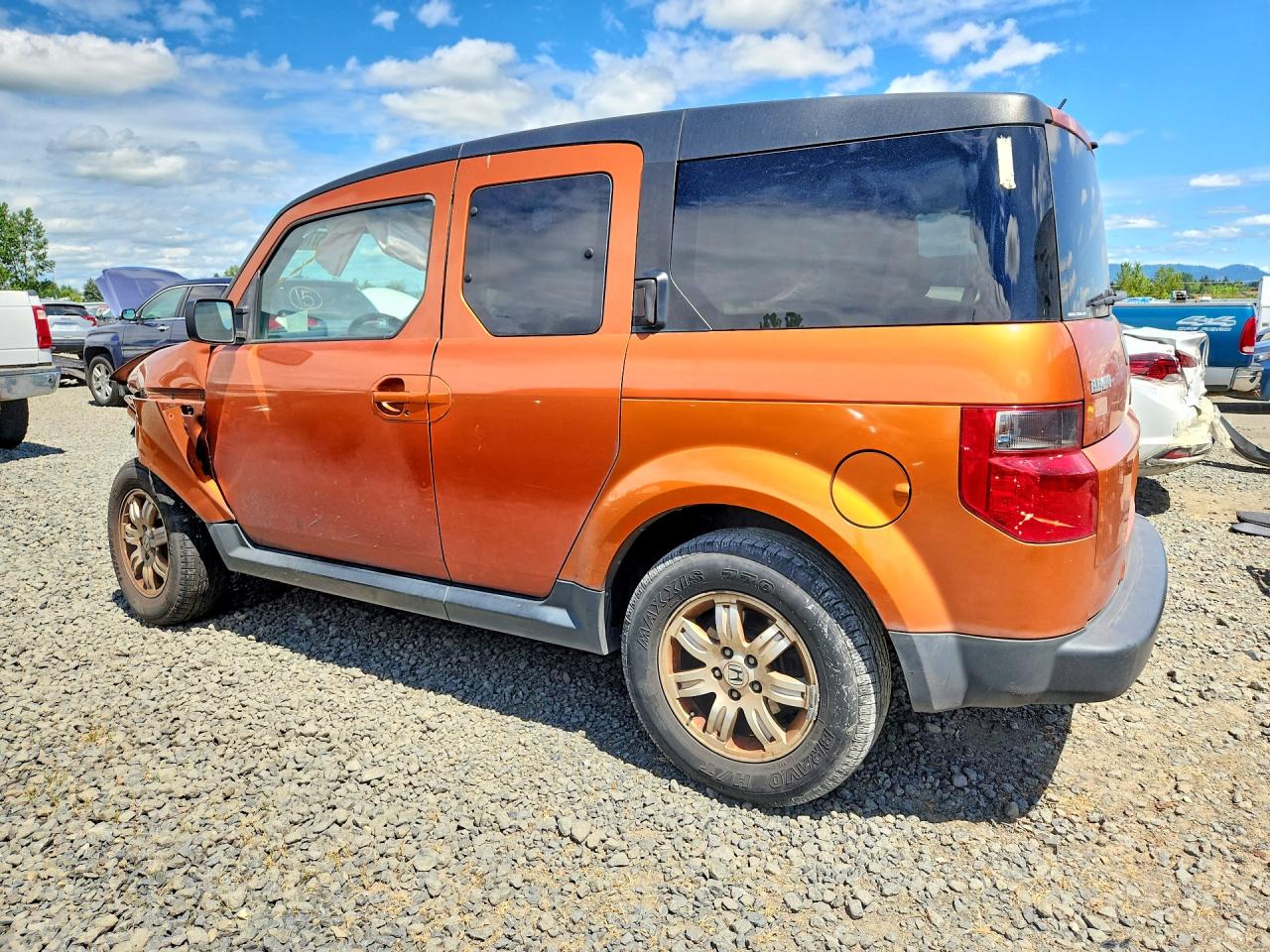 2008 Honda Element Ex Оранжевый vin: 5J6YH28738L009868