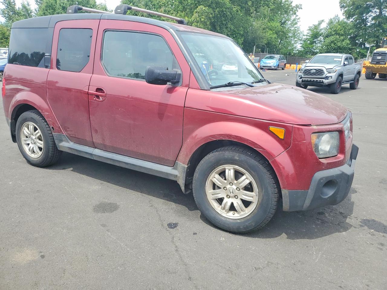 2008 Honda Element Ex Красный vin: 5J6YH28738L014956