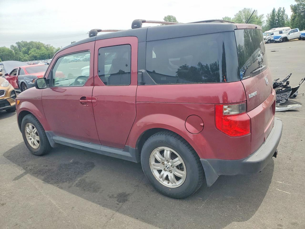 2008 Honda Element Ex Красный vin: 5J6YH28738L014956