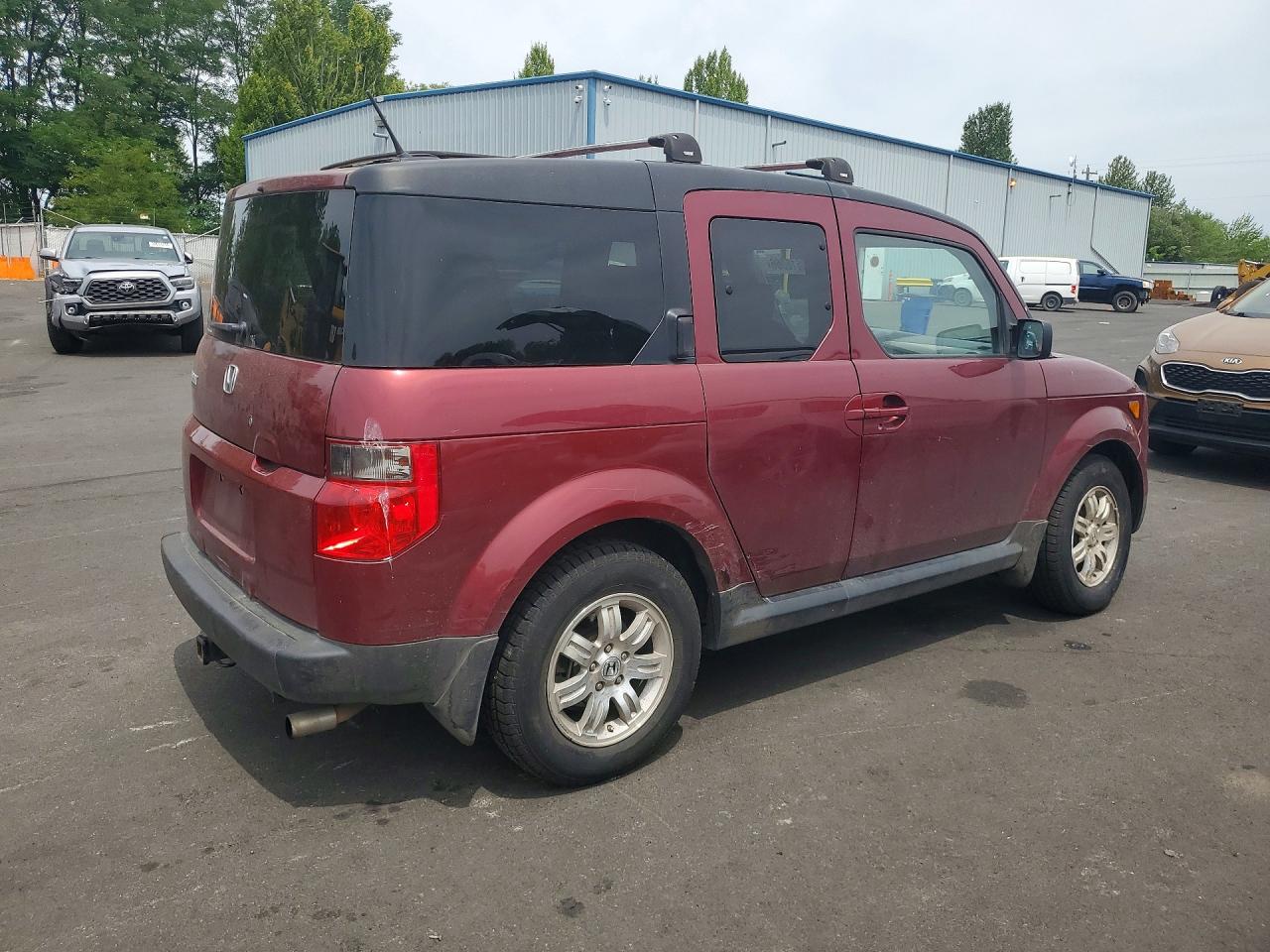 2008 Honda Element Ex Красный vin: 5J6YH28738L014956
