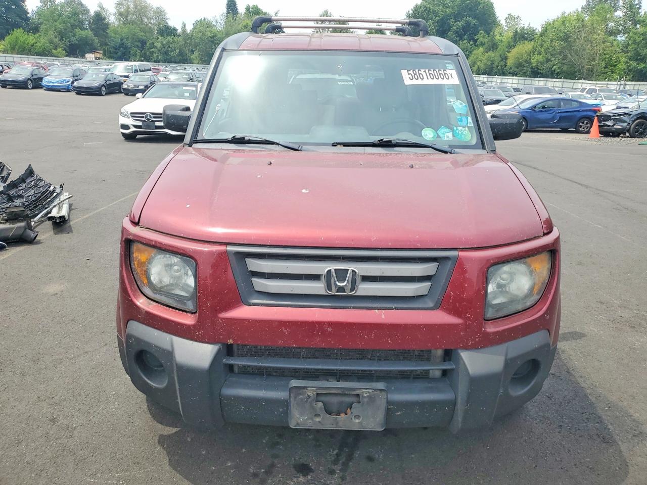 2008 Honda Element Ex Красный vin: 5J6YH28738L014956