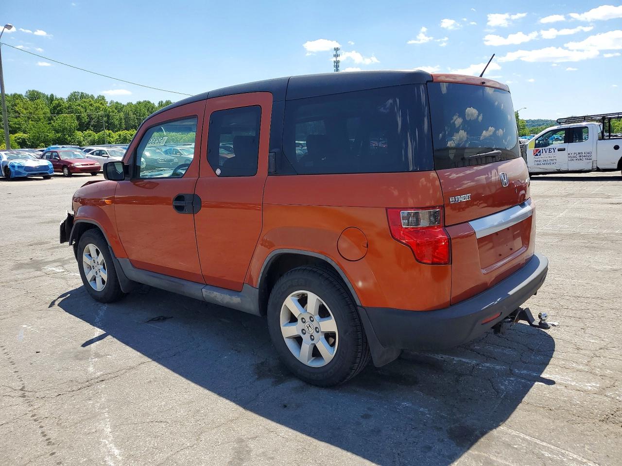 2009 Honda Element Ex Orange vin: 5J6YH28739L000976