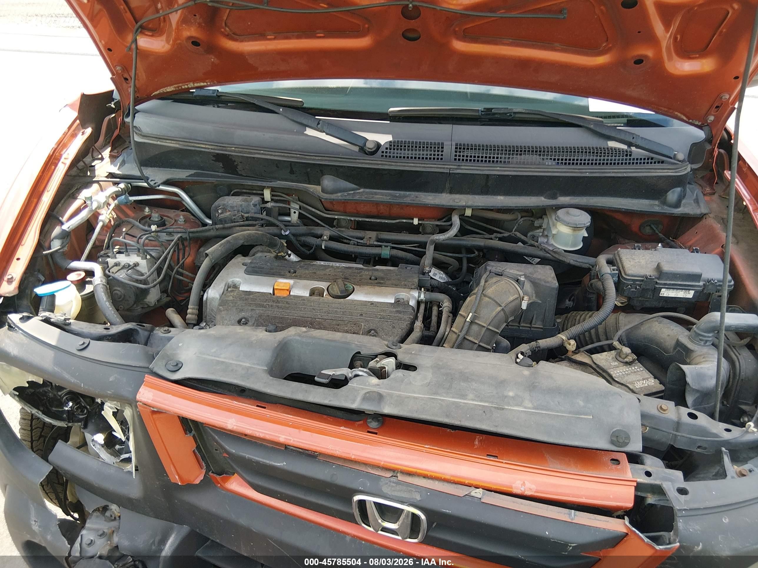 2009 Honda Element Ex Orange vin: 5J6YH28739L002789