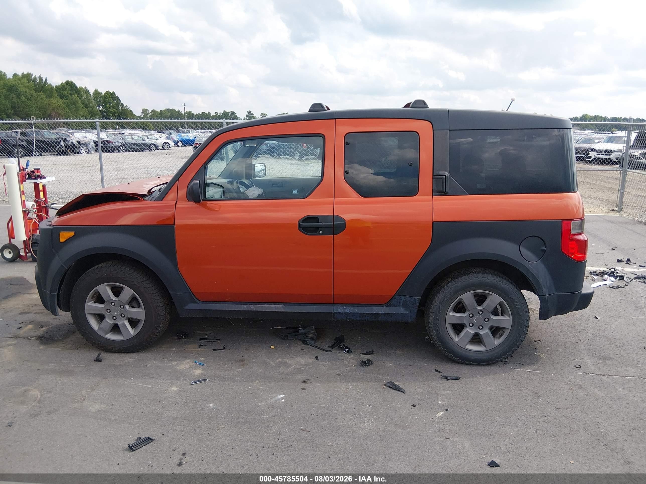 2009 Honda Element Ex Orange vin: 5J6YH28739L002789