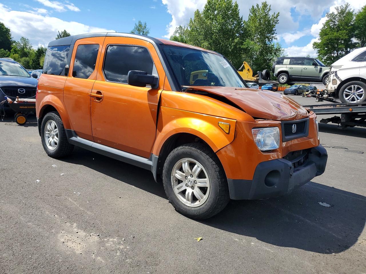 2006 Honda Element Ex Orange vin: 5J6YH28746L009861