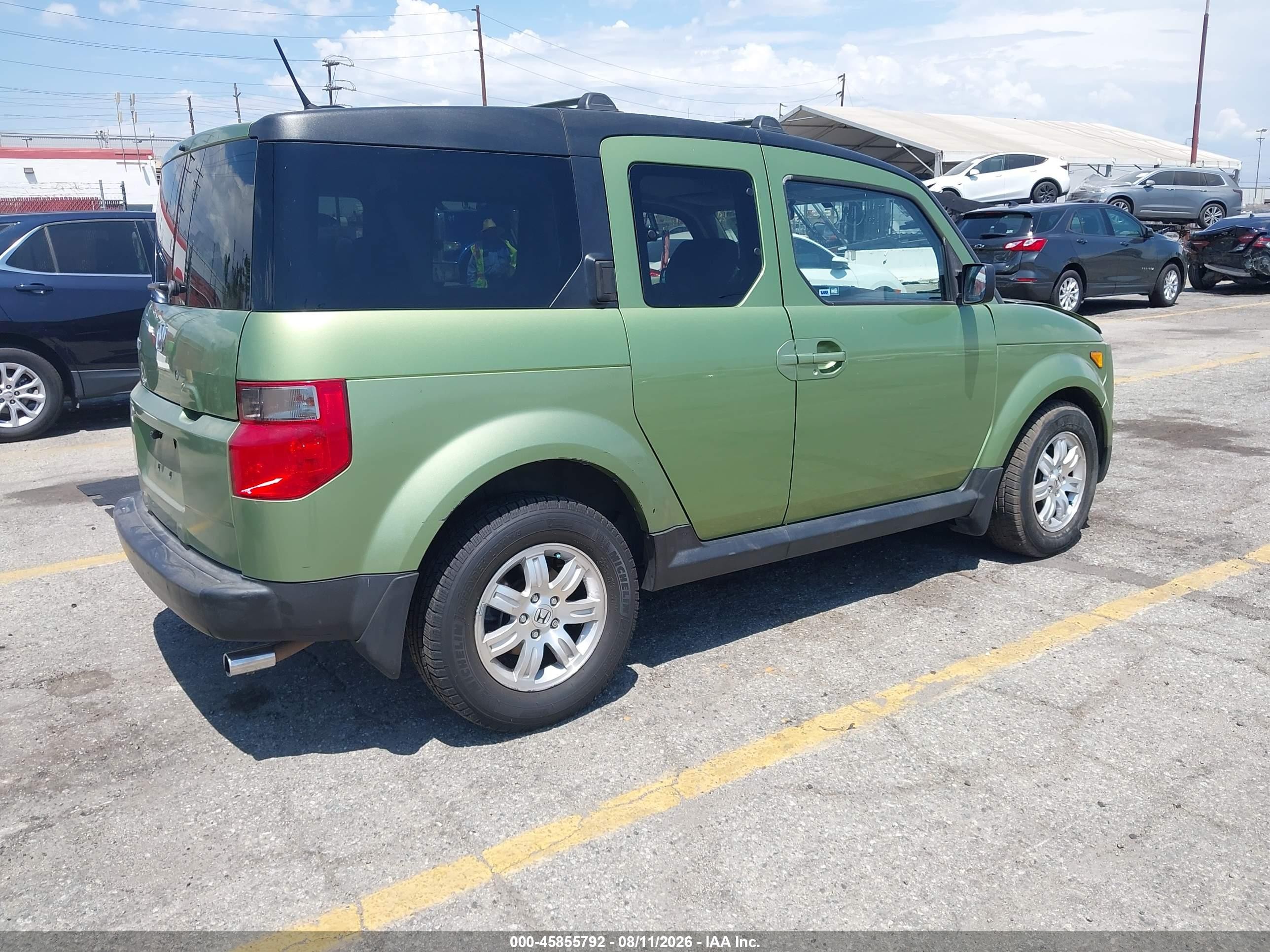 2006 Honda Element Ex-p Green vin: 5J6YH28746L013022