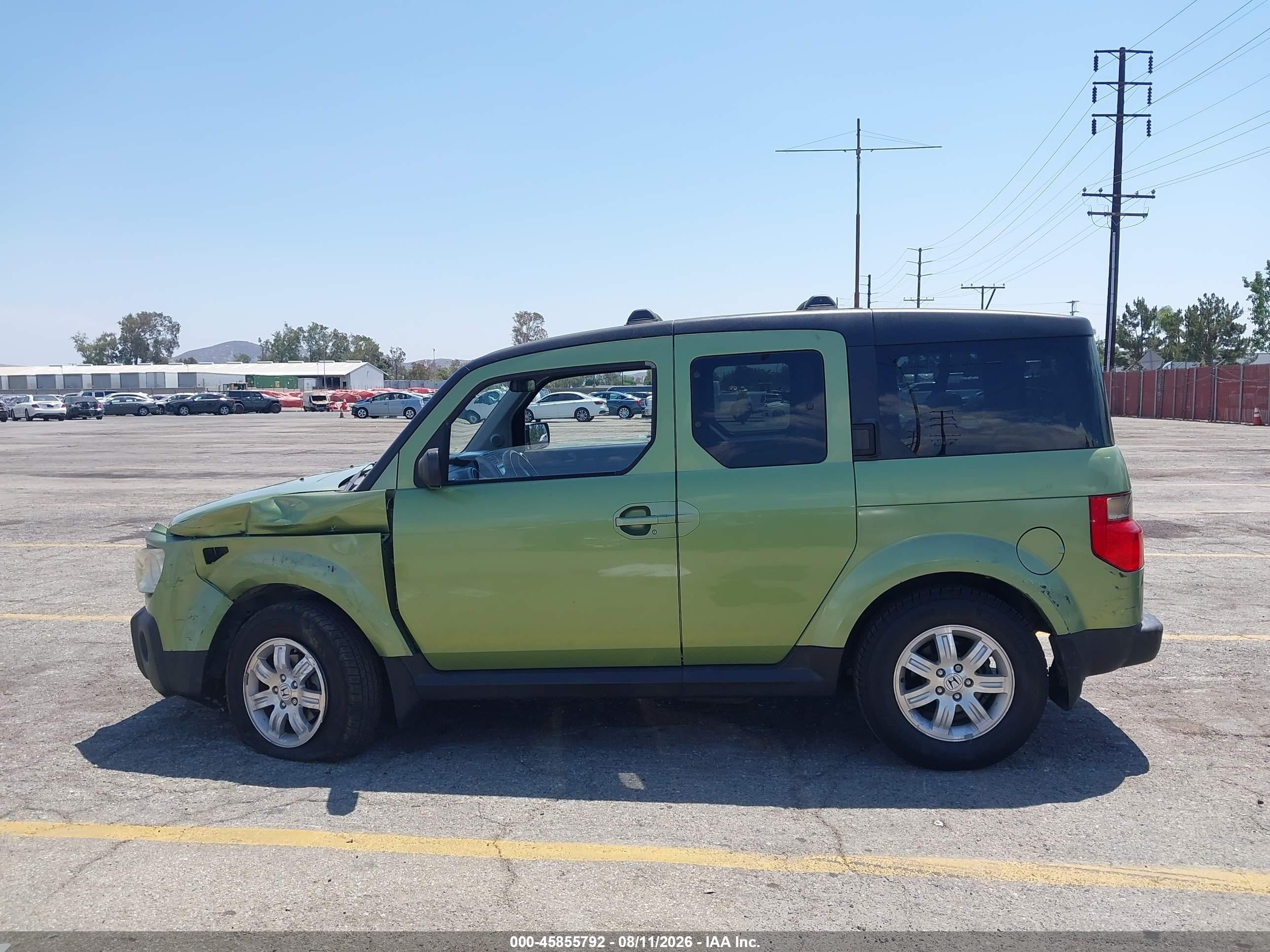 2006 Honda Element Ex-p Green vin: 5J6YH28746L013022