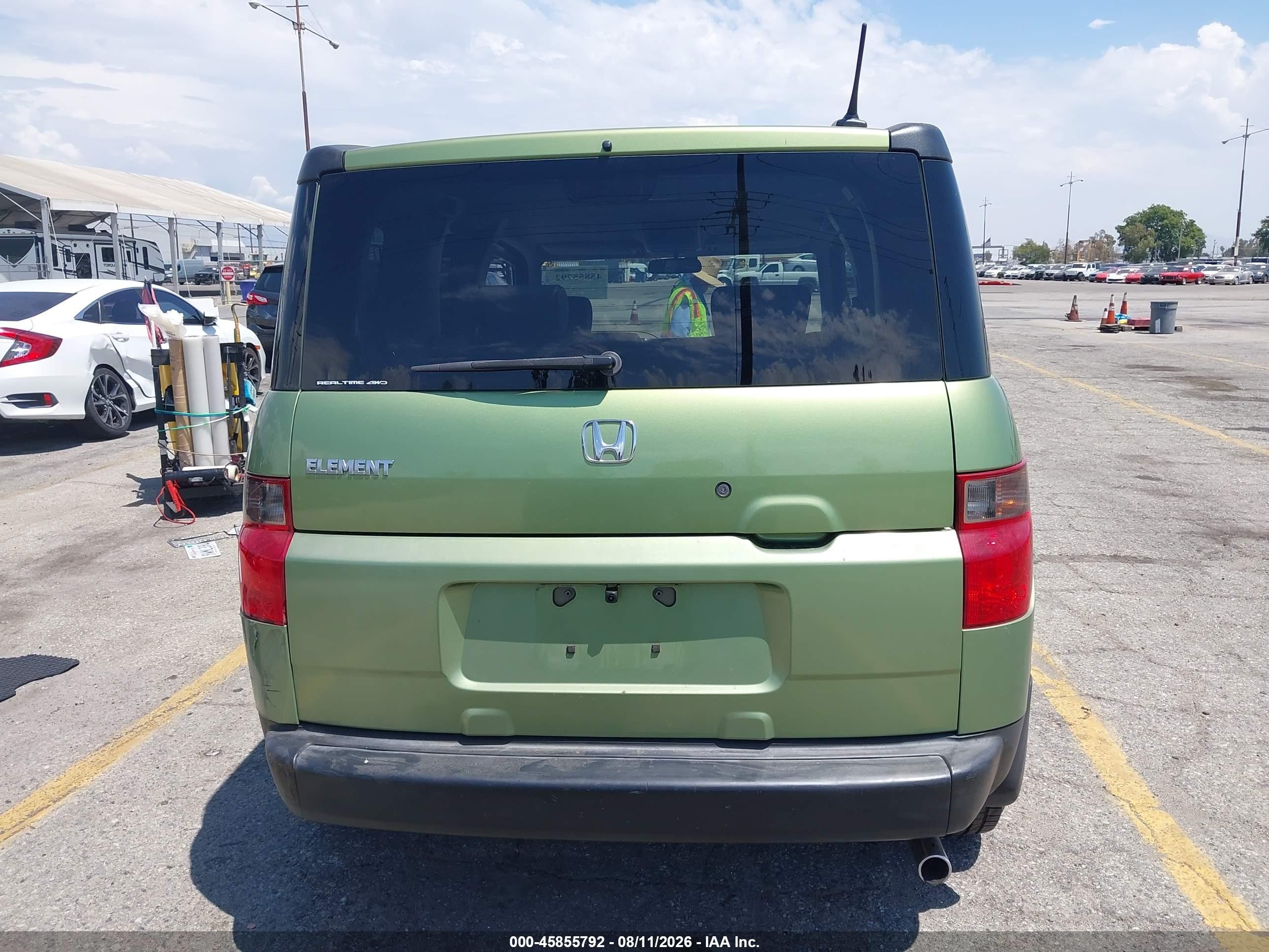2006 Honda Element Ex-p Green vin: 5J6YH28746L013022
