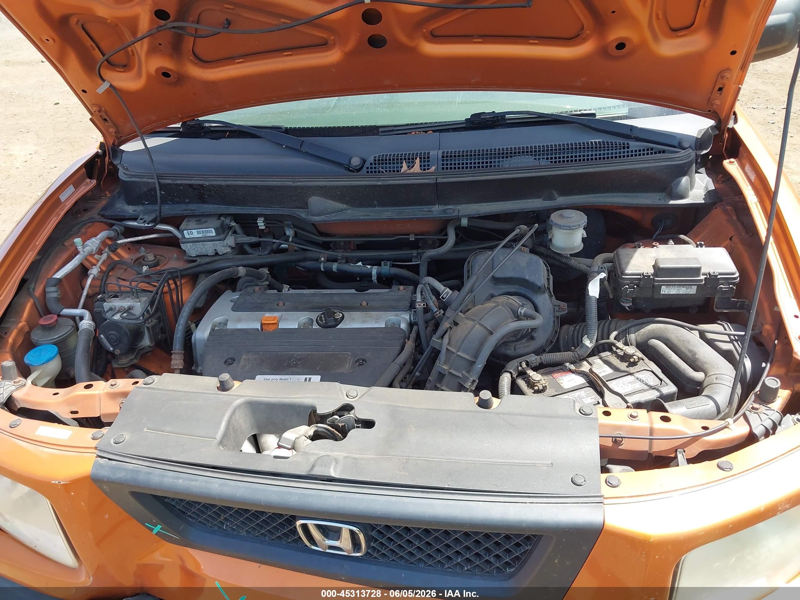 2006 Honda Element Ex-p Orange vin: 5J6YH28746L015708