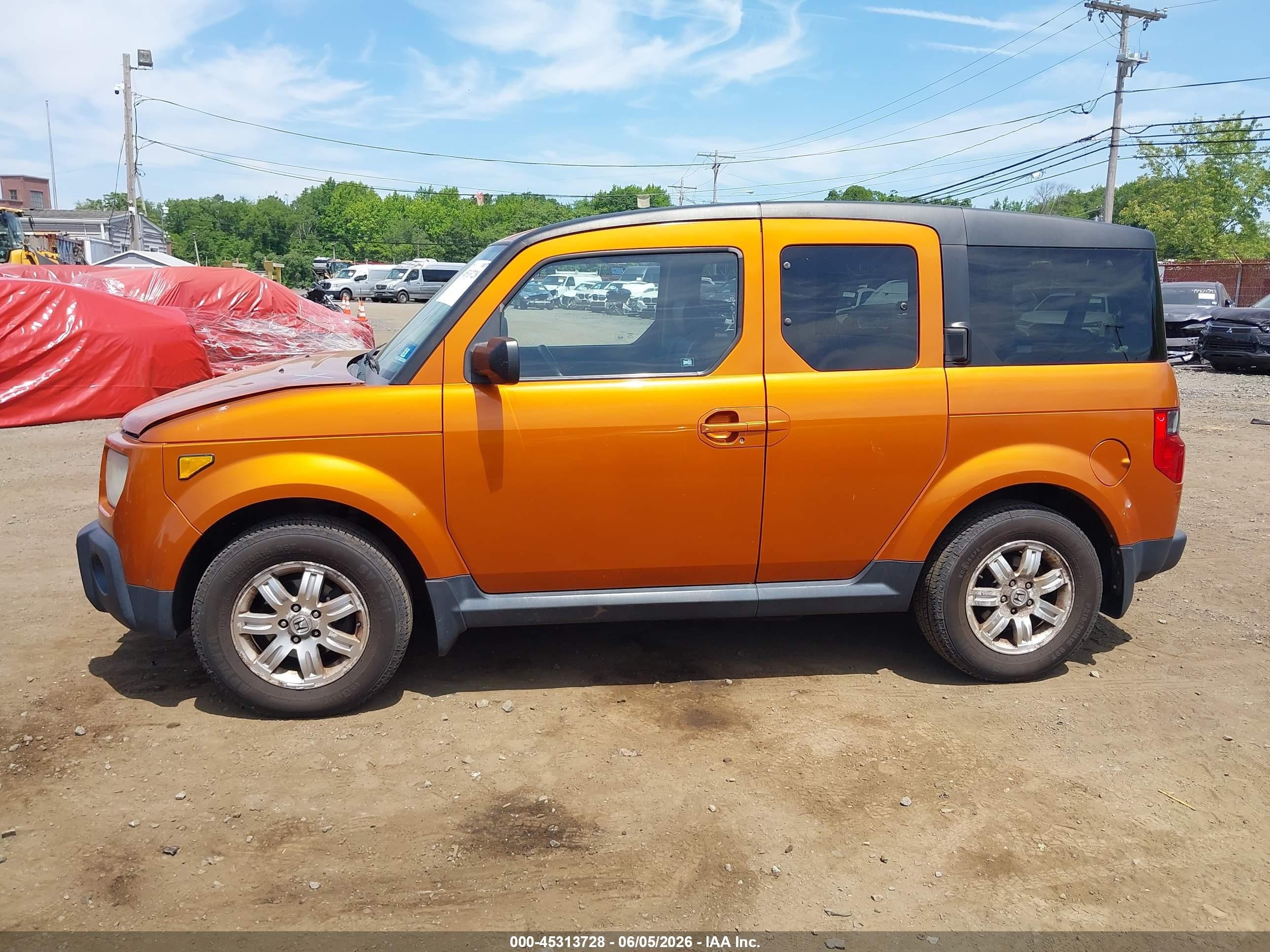 2006 Honda Element Ex-p Orange vin: 5J6YH28746L015708