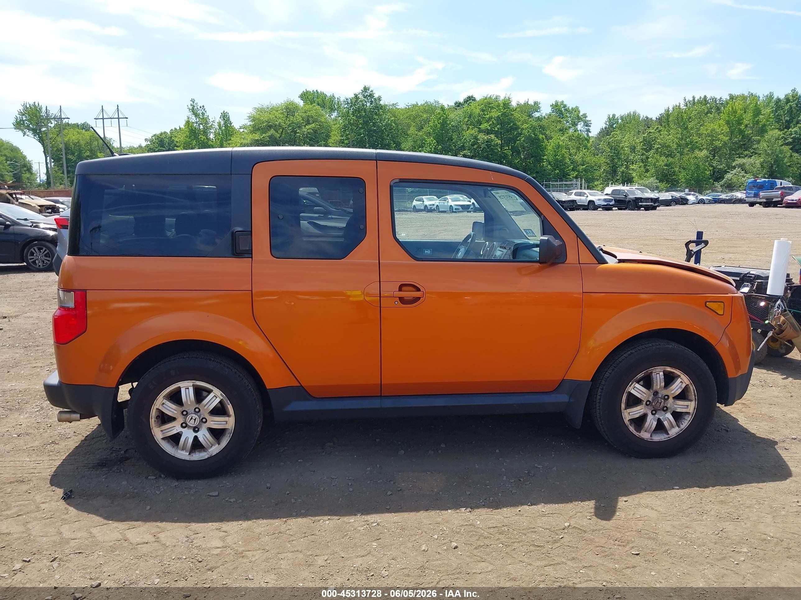 2006 Honda Element Ex-p Orange vin: 5J6YH28746L015708