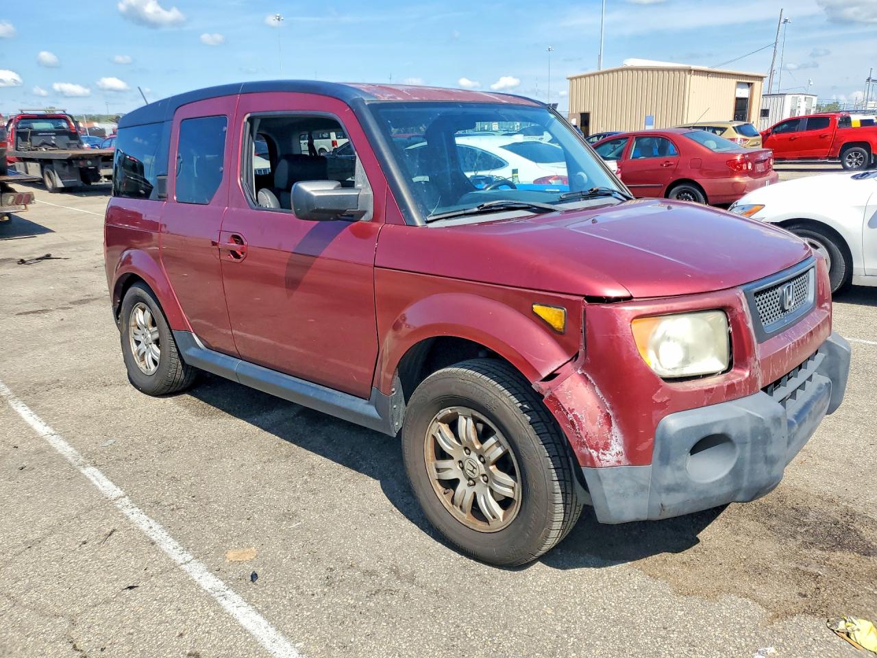 2006 Honda Element Ex Бордовый vin: 5J6YH28746L018334