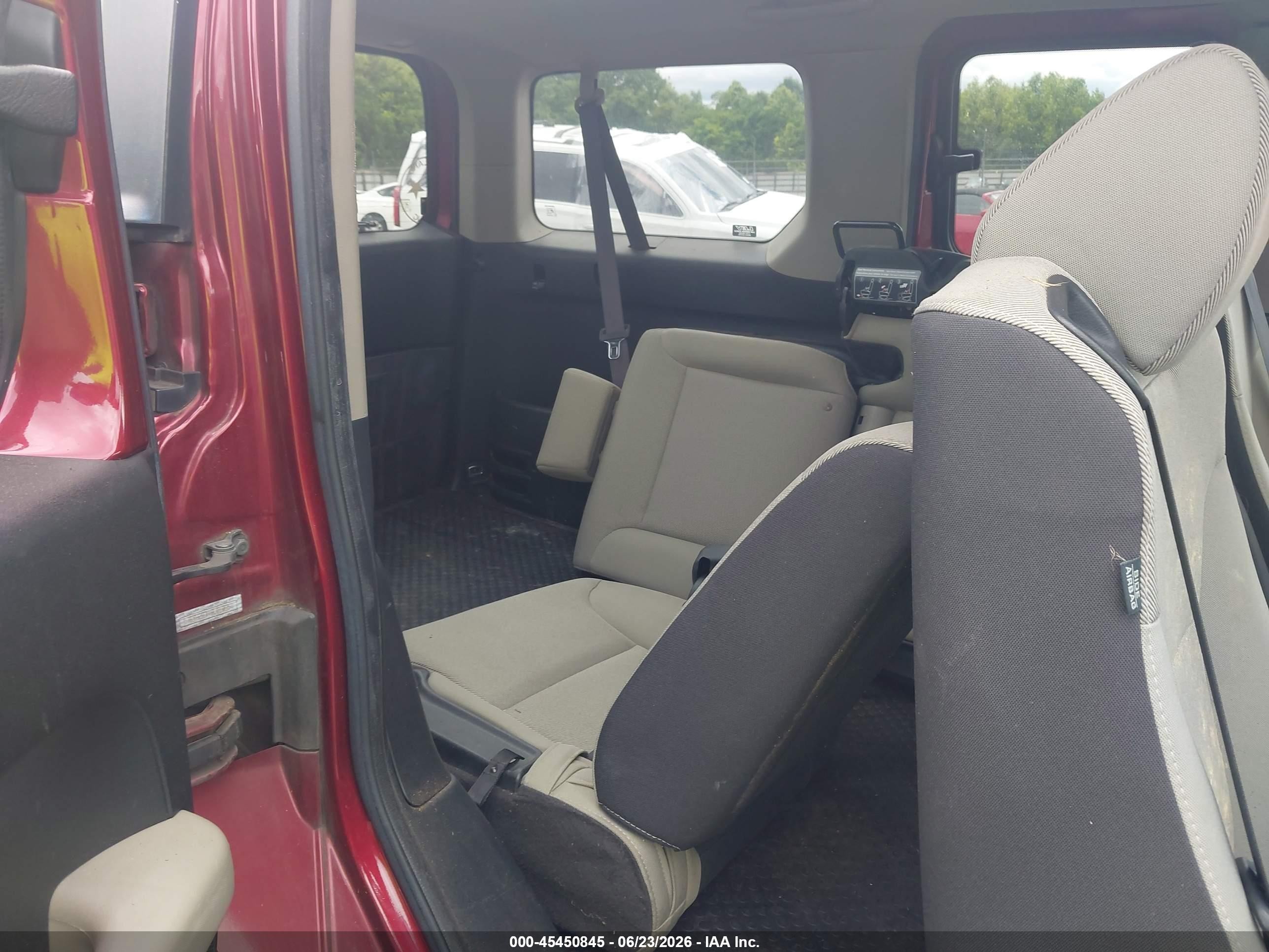 2008 Honda Element Ex Red vin: 5J6YH28748L010950