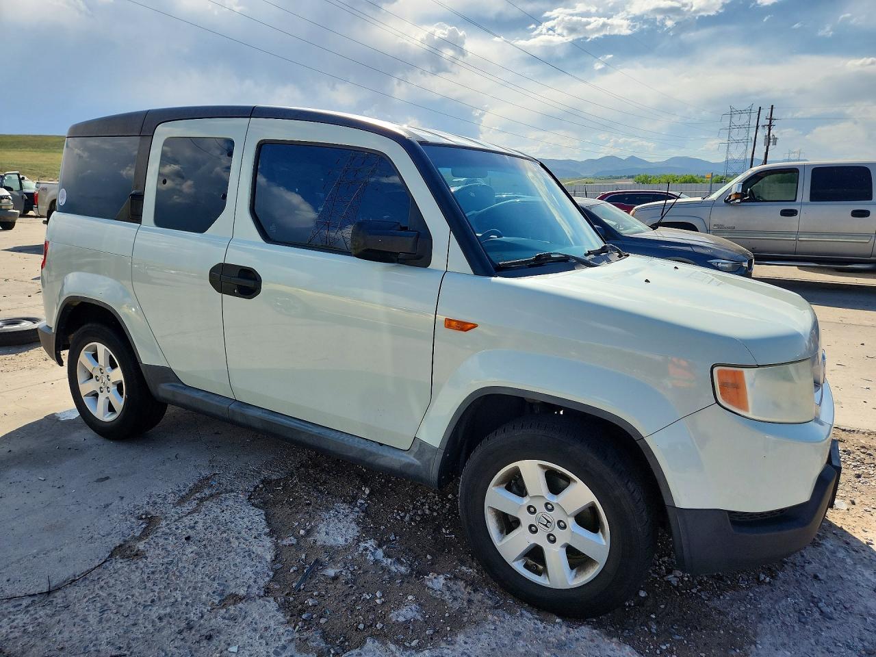 2009 Honda Element Ex Бежевый vin: 5J6YH28749L003014