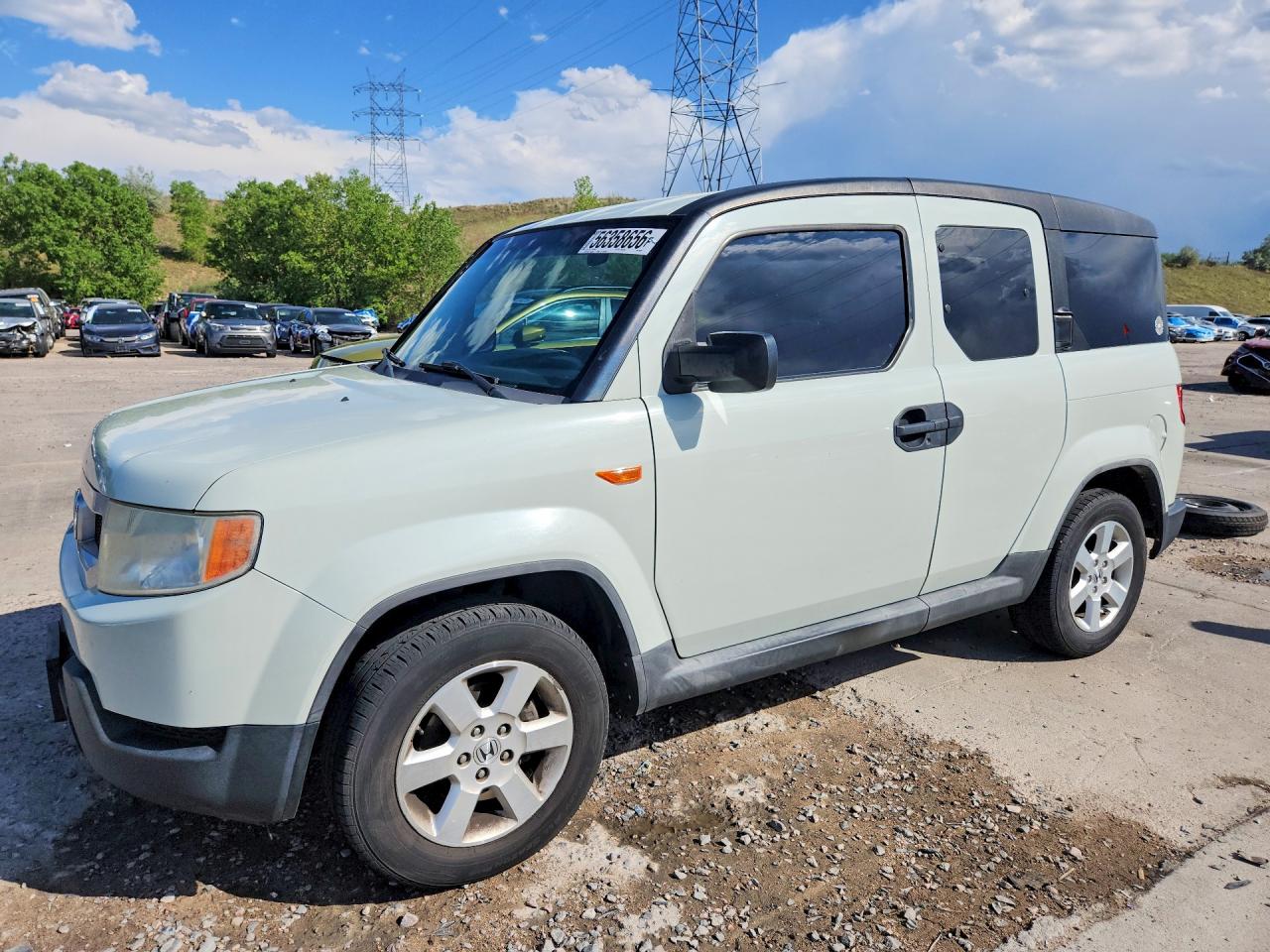 2009 Honda Element Ex Бежевый vin: 5J6YH28749L003014