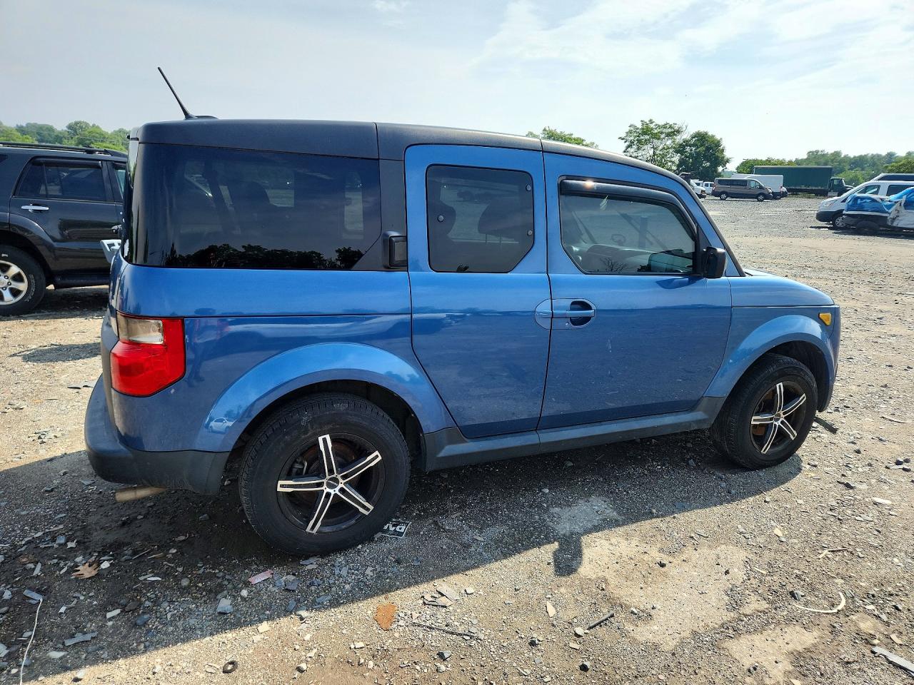 2006 Honda Element Ex Blue vin: 5J6YH28756L019721