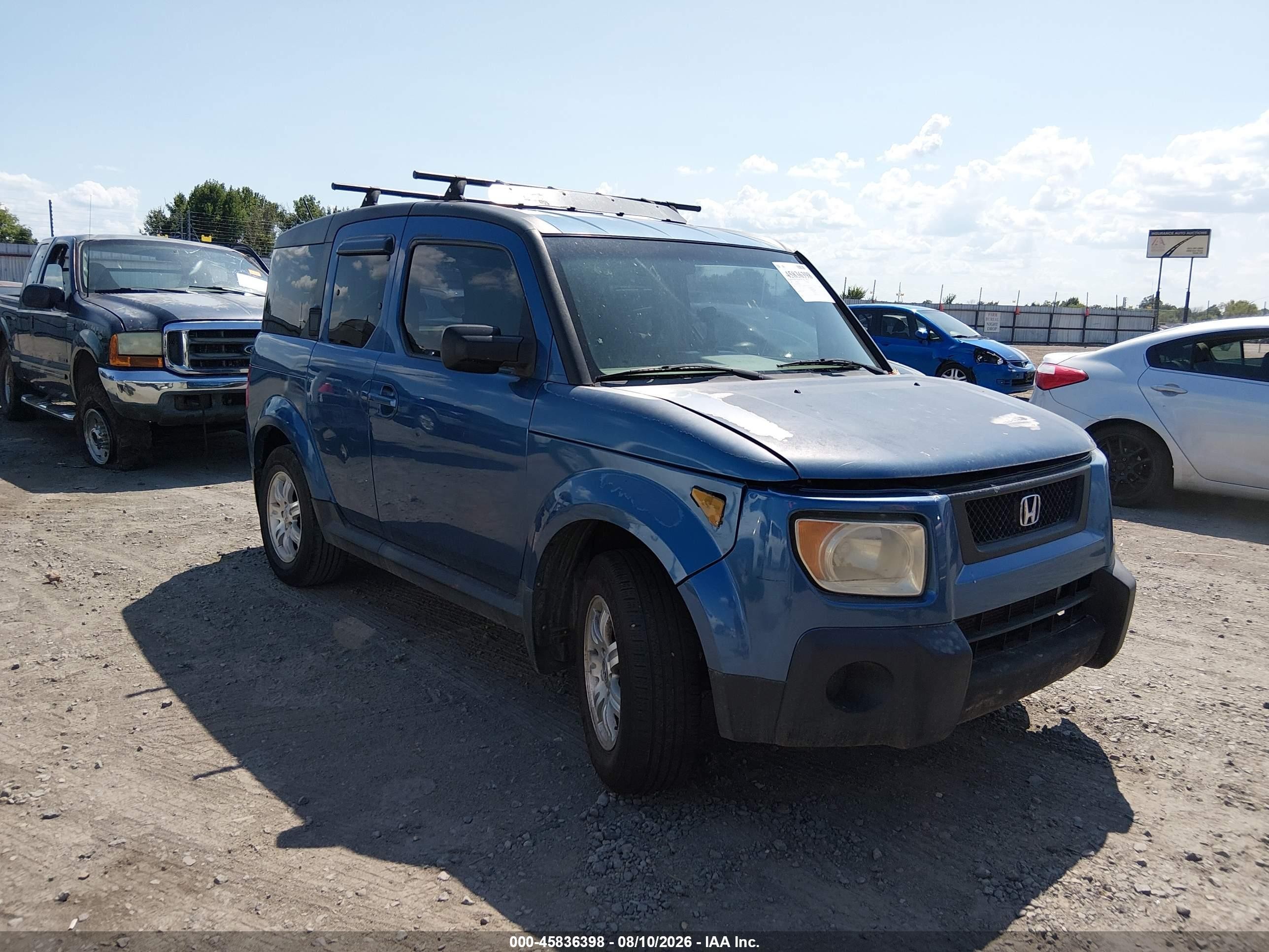 2006 Honda Element Ex-p Blue vin: 5J6YH28756L024370