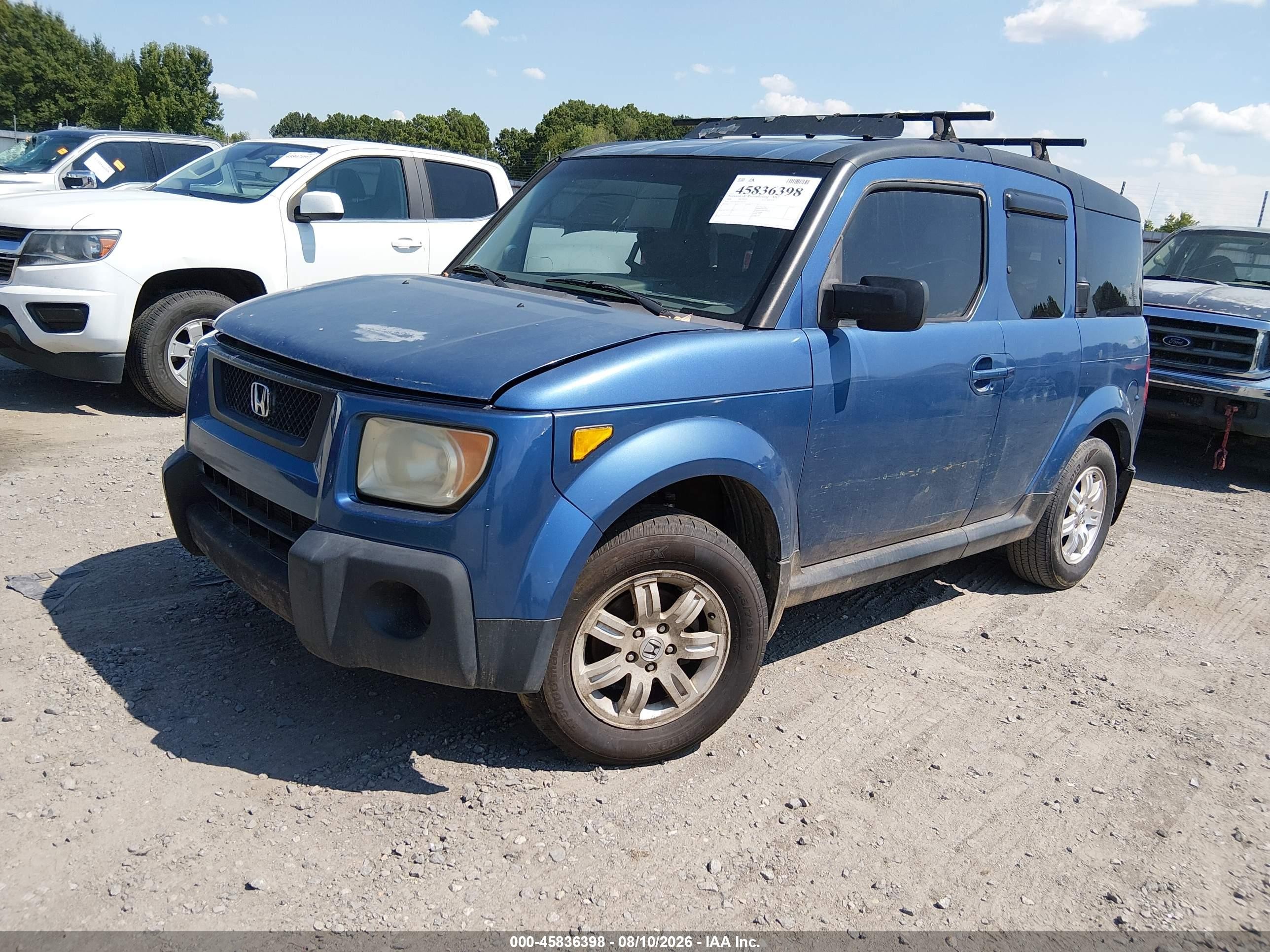 2006 Honda Element Ex-p Синий vin: 5J6YH28756L024370