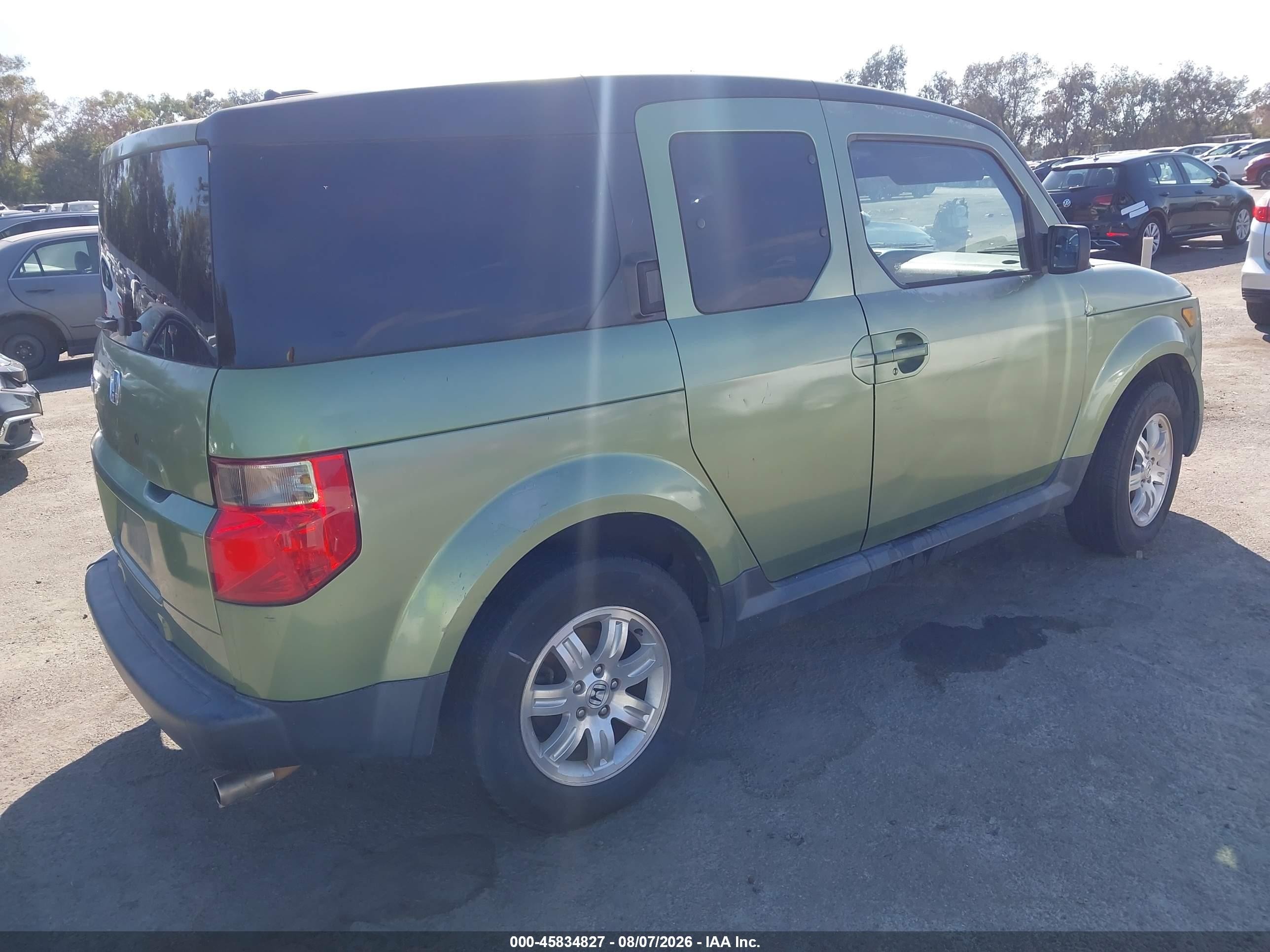2006 Honda Element Ex-p Green vin: 5J6YH28756L025468