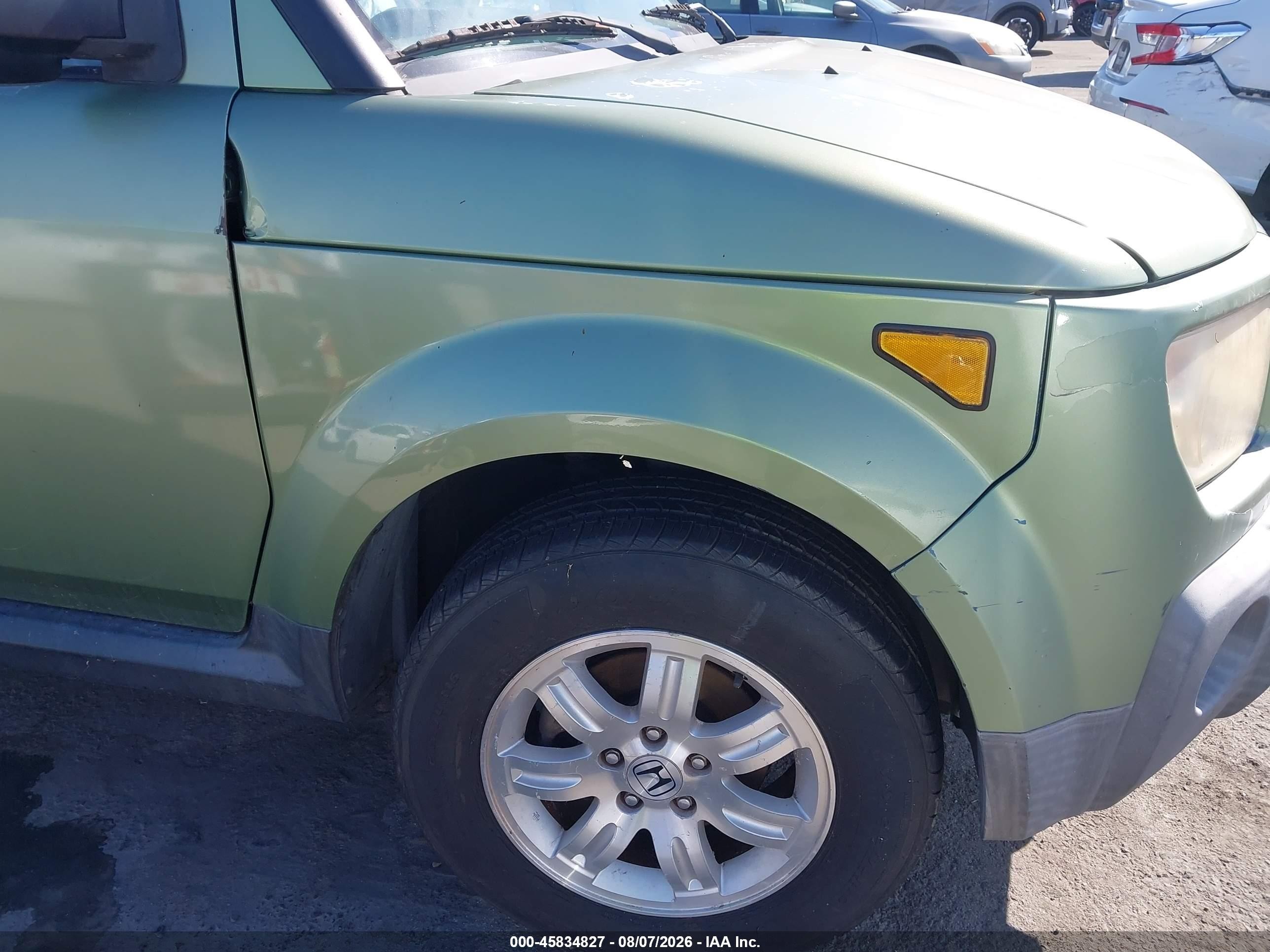 2006 Honda Element Ex-p Green vin: 5J6YH28756L025468