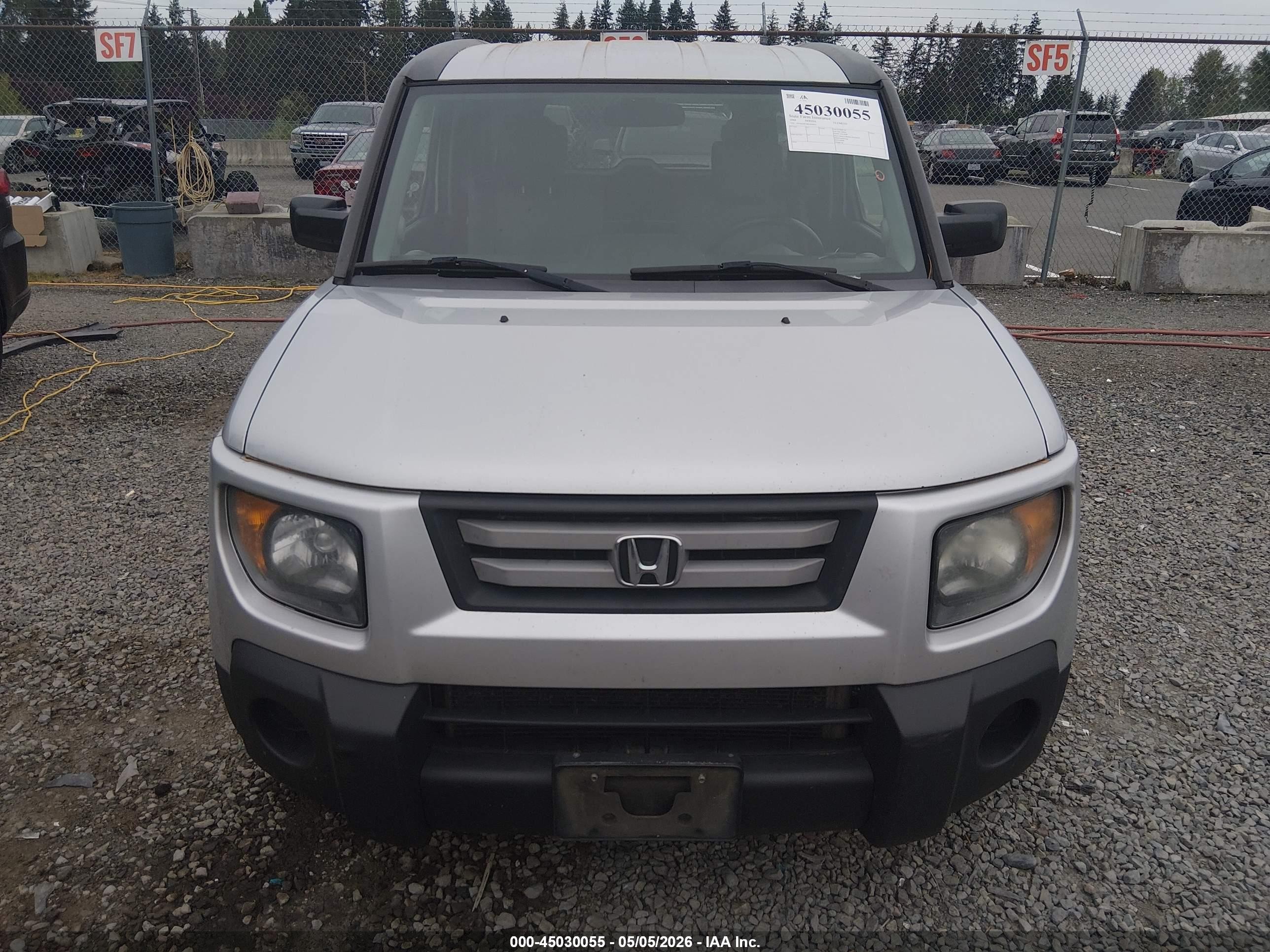 2008 Honda Element Ex Silver vin: 5J6YH28758L004963