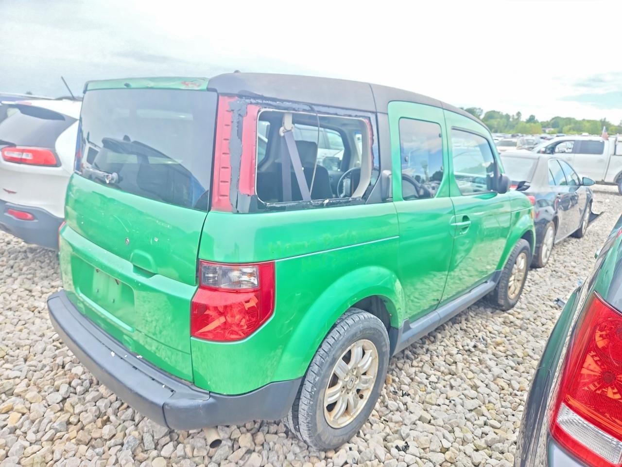 2008 Honda Element Ex Зеленый vin: 5J6YH28758L006308