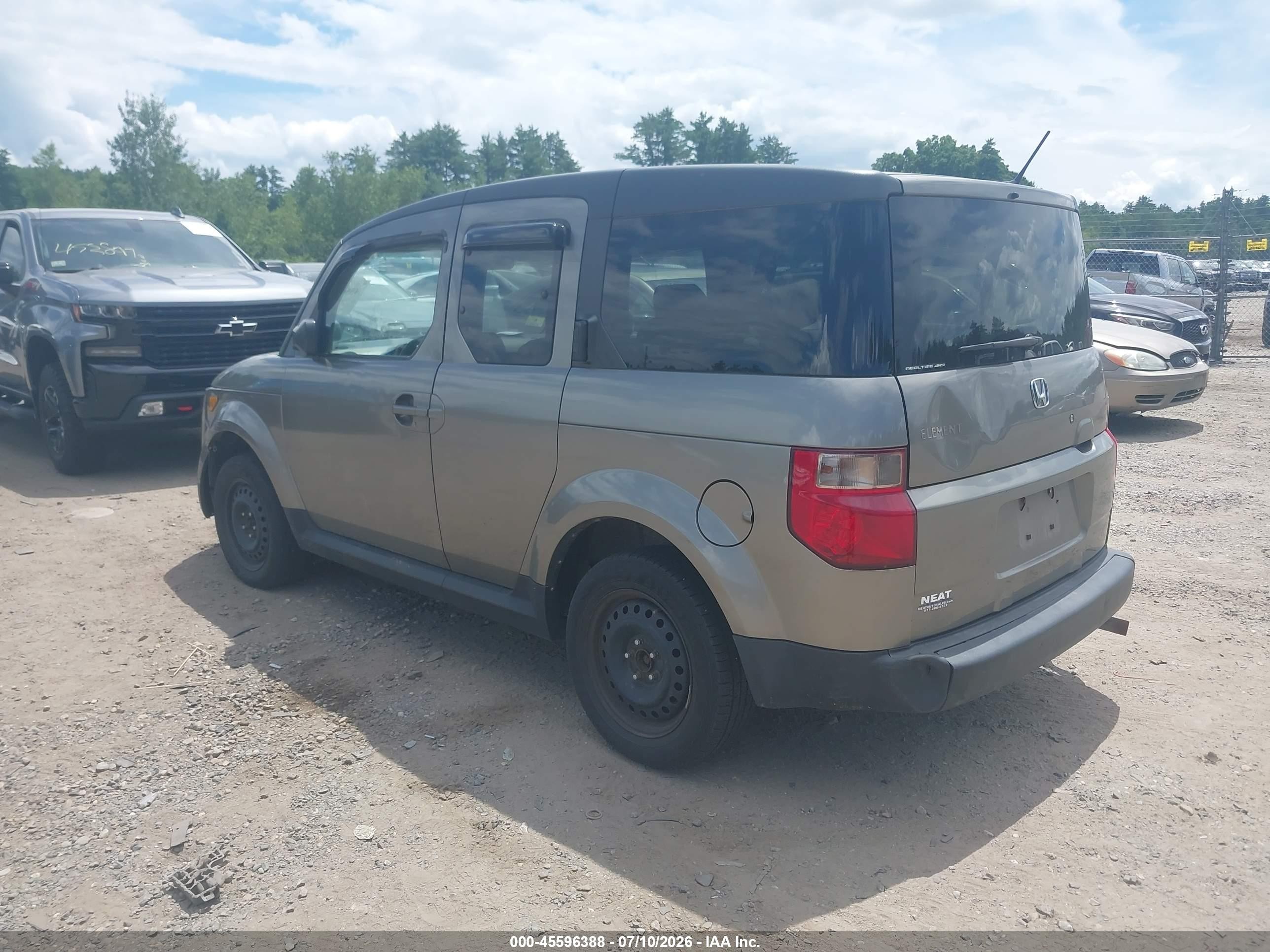 2008 Honda Element Ex Gray vin: 5J6YH28768L016507