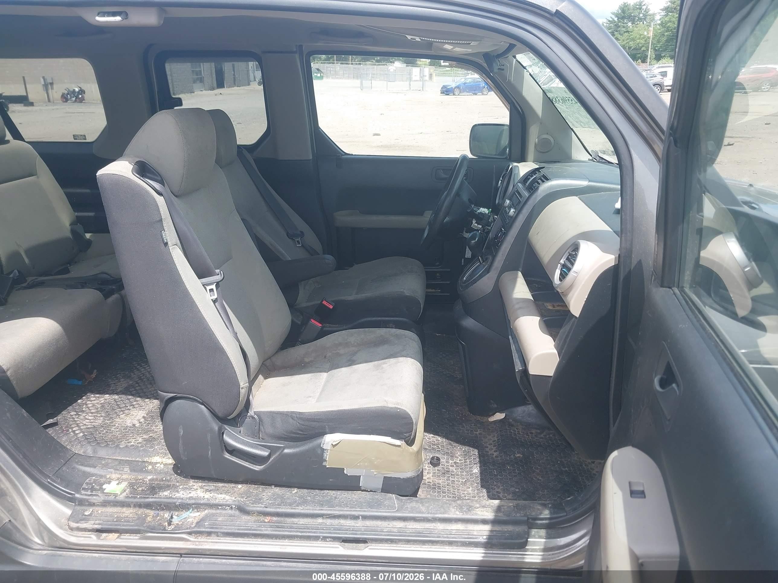2008 Honda Element Ex Gray vin: 5J6YH28768L016507