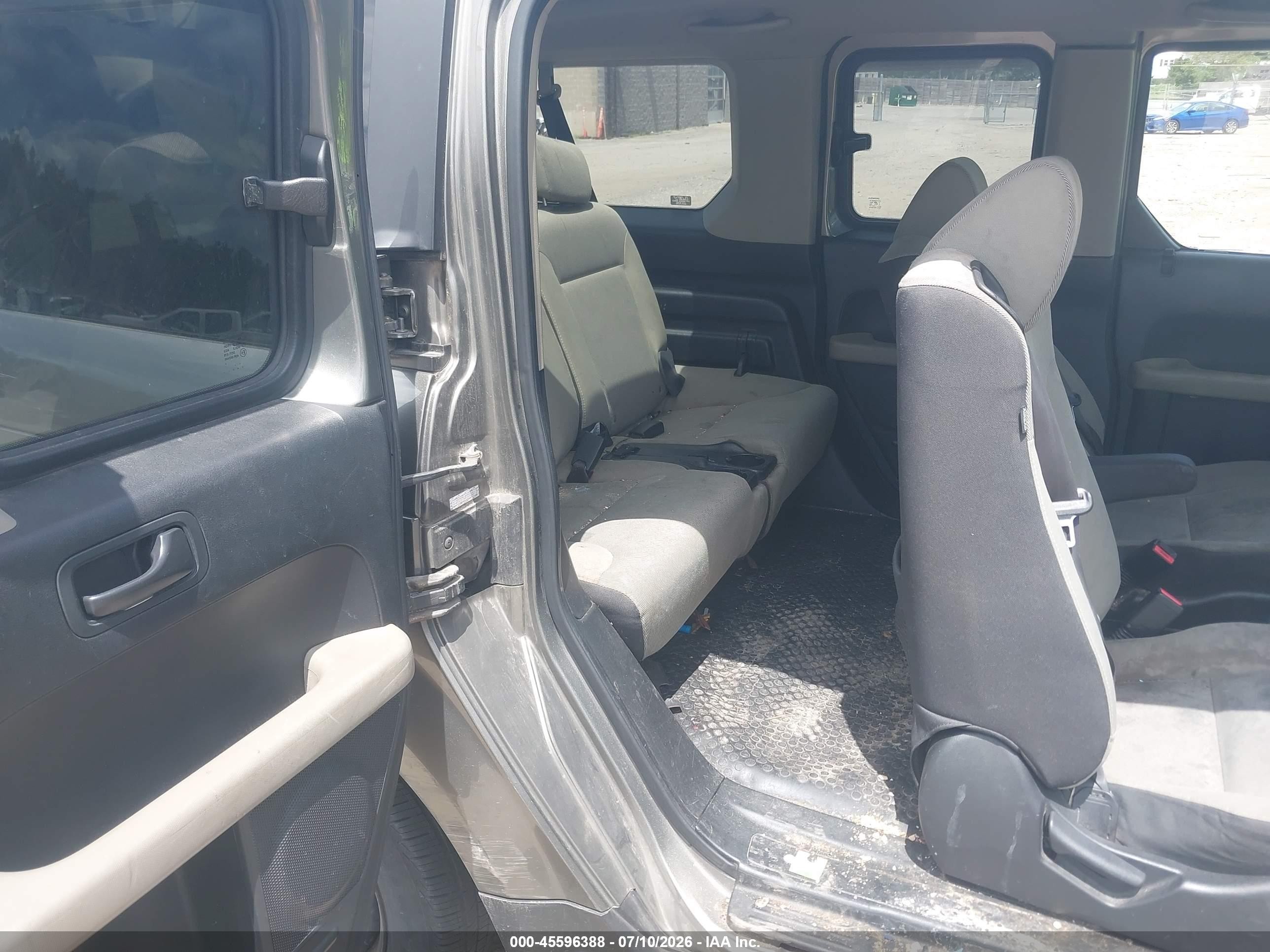 2008 Honda Element Ex Gray vin: 5J6YH28768L016507