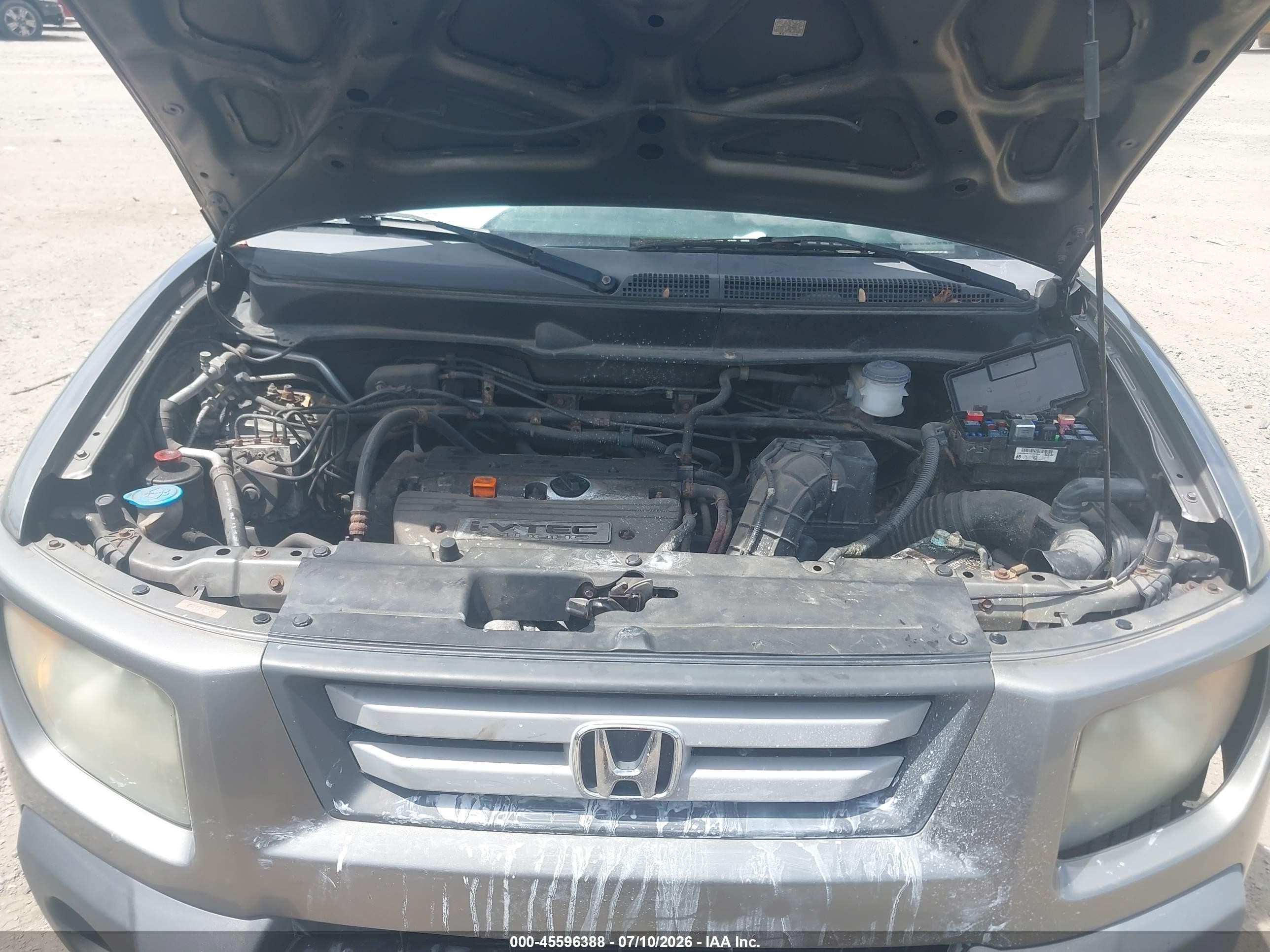 2008 Honda Element Ex Gray vin: 5J6YH28768L016507