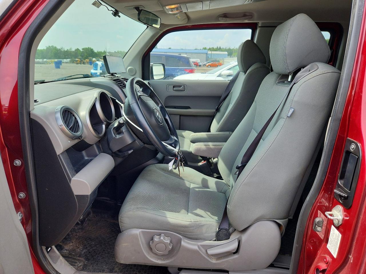 2009 Honda Element Ex Maroon vin: 5J6YH28769L003404