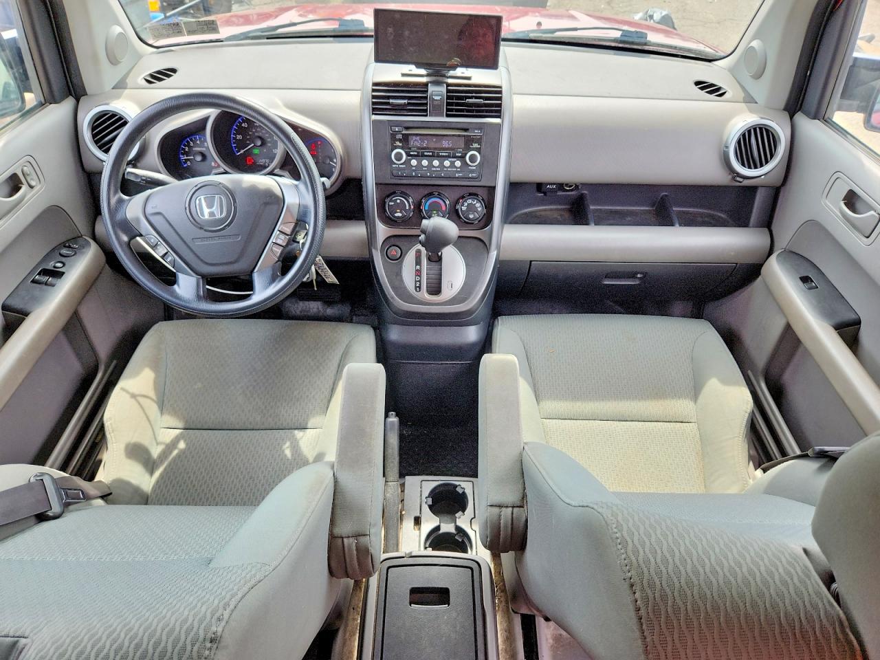 2009 Honda Element Ex Maroon vin: 5J6YH28769L003404