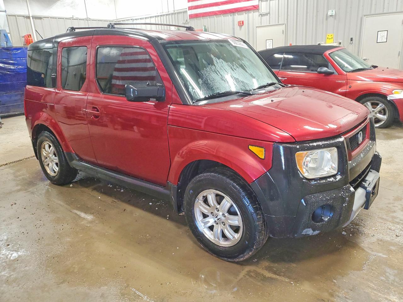 2006 Honda Element Ex Maroon vin: 5J6YH28776L003357