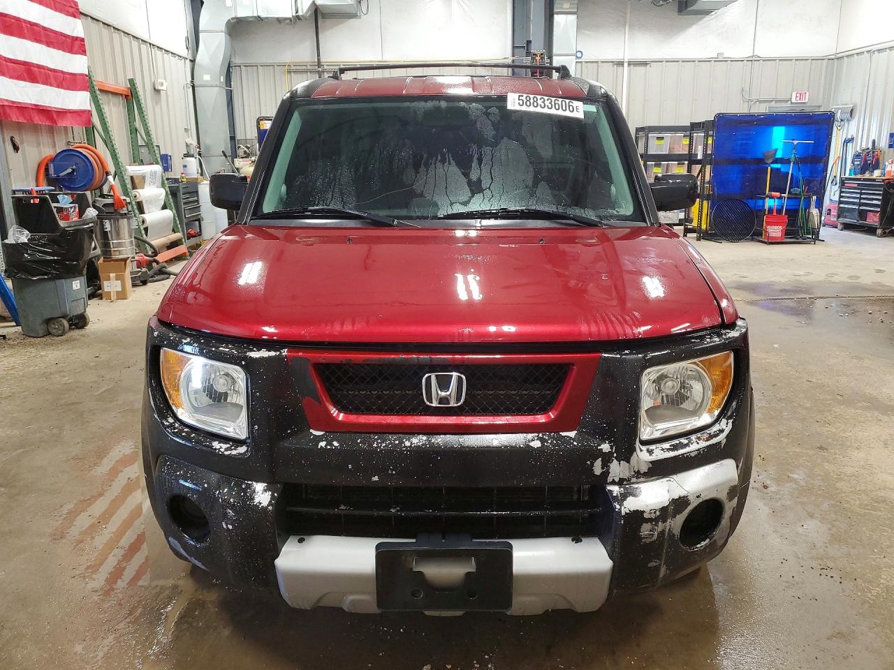 2006 Honda Element Ex Maroon vin: 5J6YH28776L003357